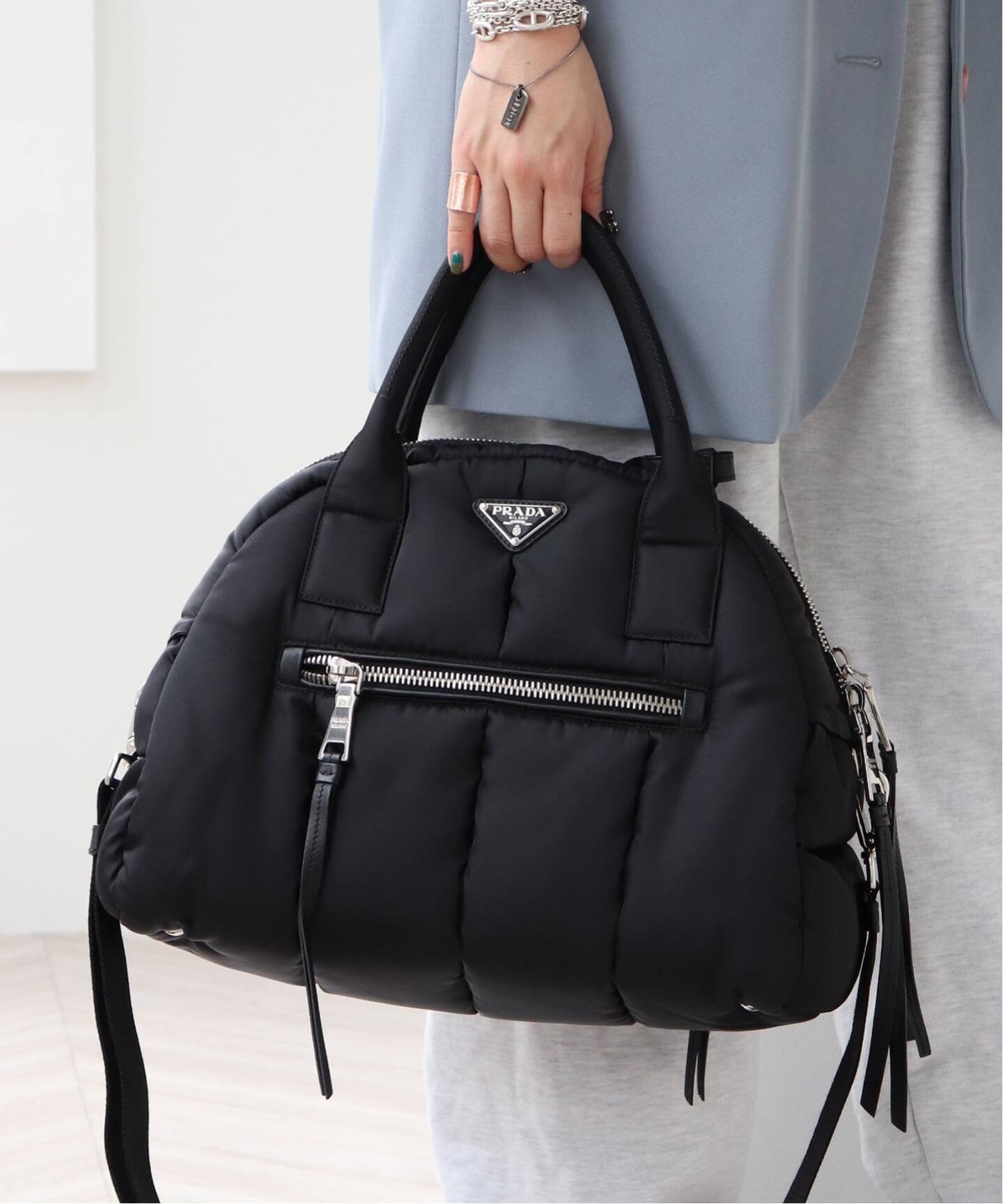 VINTAGE PRADA/プラダ】 tessuto bomber nylon（ハンドバッグ