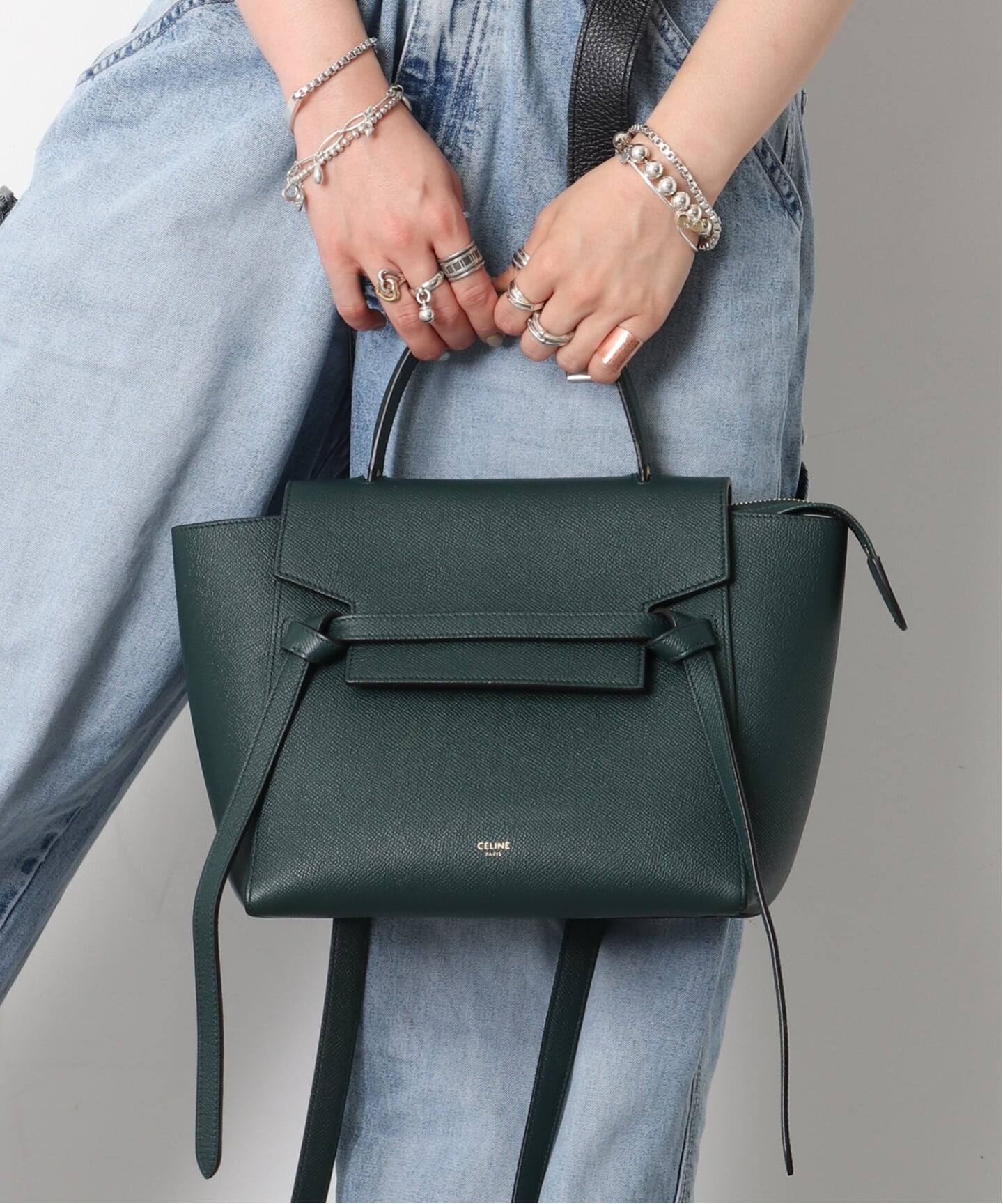 VINTAGE CELINE/セリーヌ】Belt bag micro 2way（ハンドバッグ 