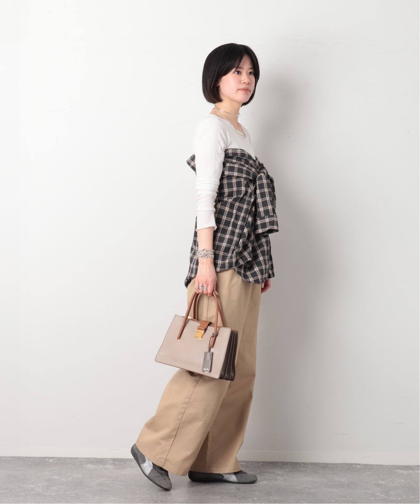 MIU MIU/ミュウミュウ】handbag trico color（ハンドバッグ