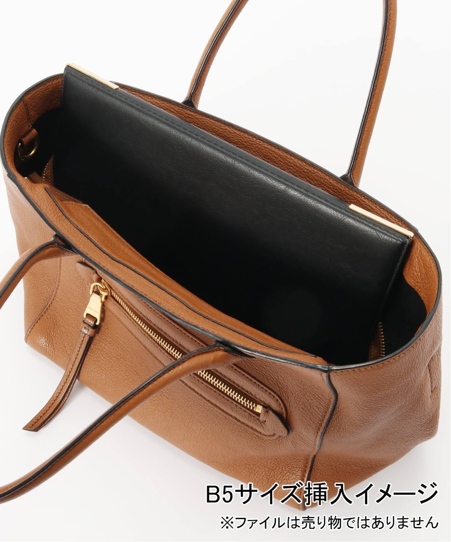 MIU MIU/ミュウミュウ】handbag 2way zip pocket（ハンドバッグ