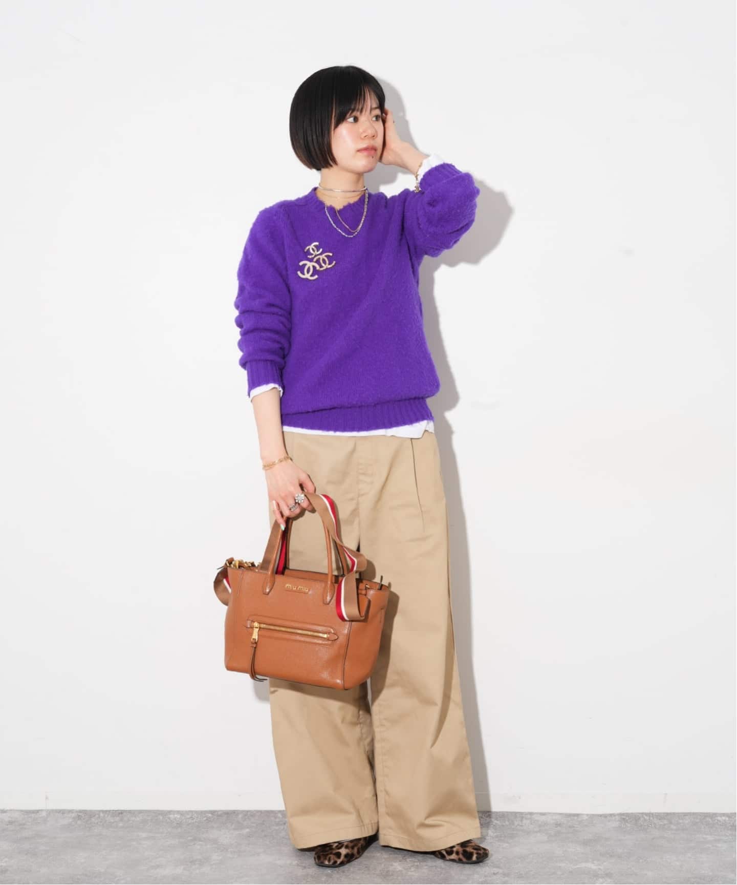 MIU MIU/ミュウミュウ】handbag 2way zip pocket（ハンドバッグ