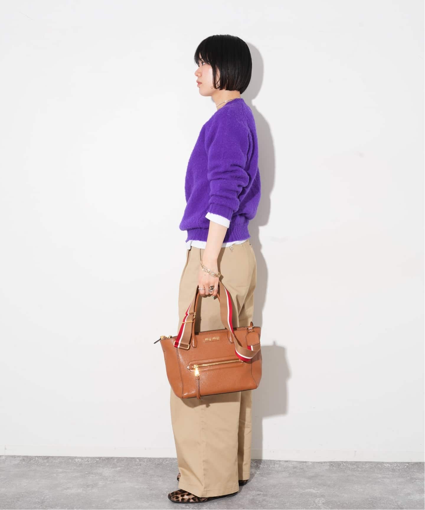 MIU MIU/ミュウミュウ】handbag 2way zip pocket（ハンドバッグ