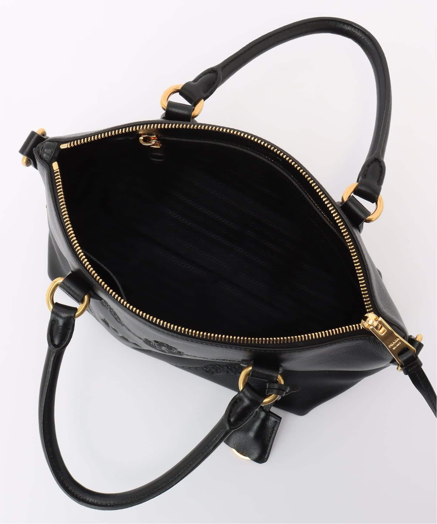 VINTAGE PRADA/プラダ】vitello dino handbag 2way（ハンドバッグ