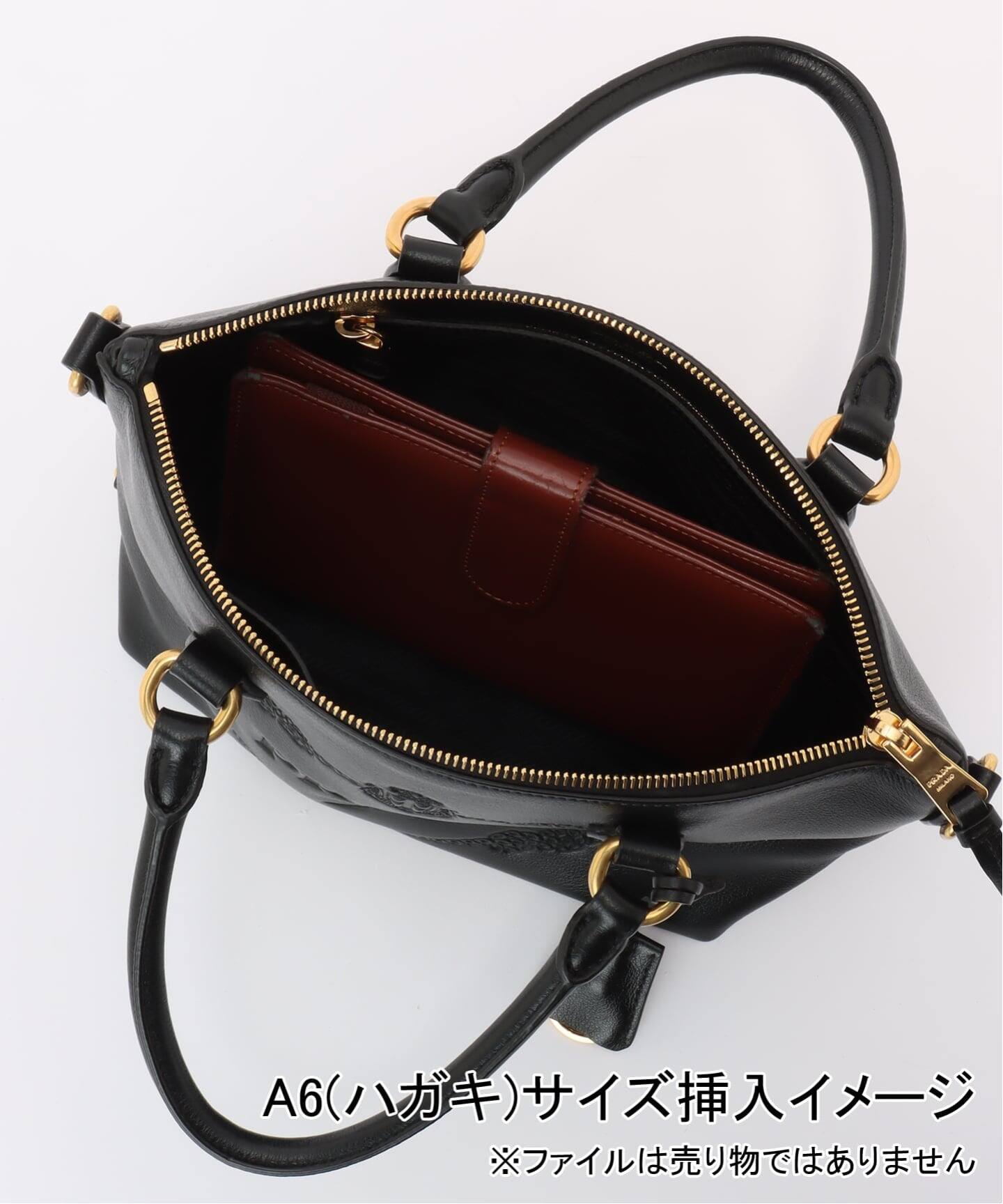 VINTAGE PRADA/プラダ】vitello dino handbag 2way（ハンドバッグ