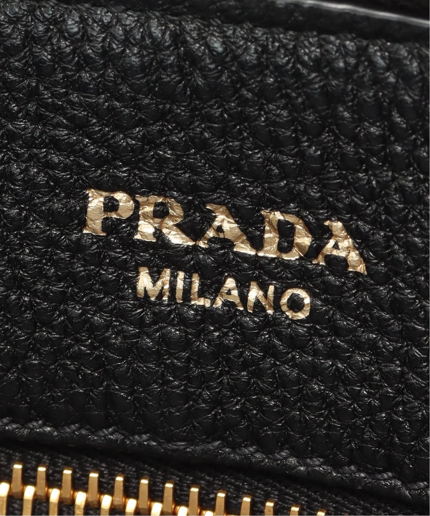 VINTAGE PRADA/プラダ】 vitello dino handbag 2way（ハンドバッグ