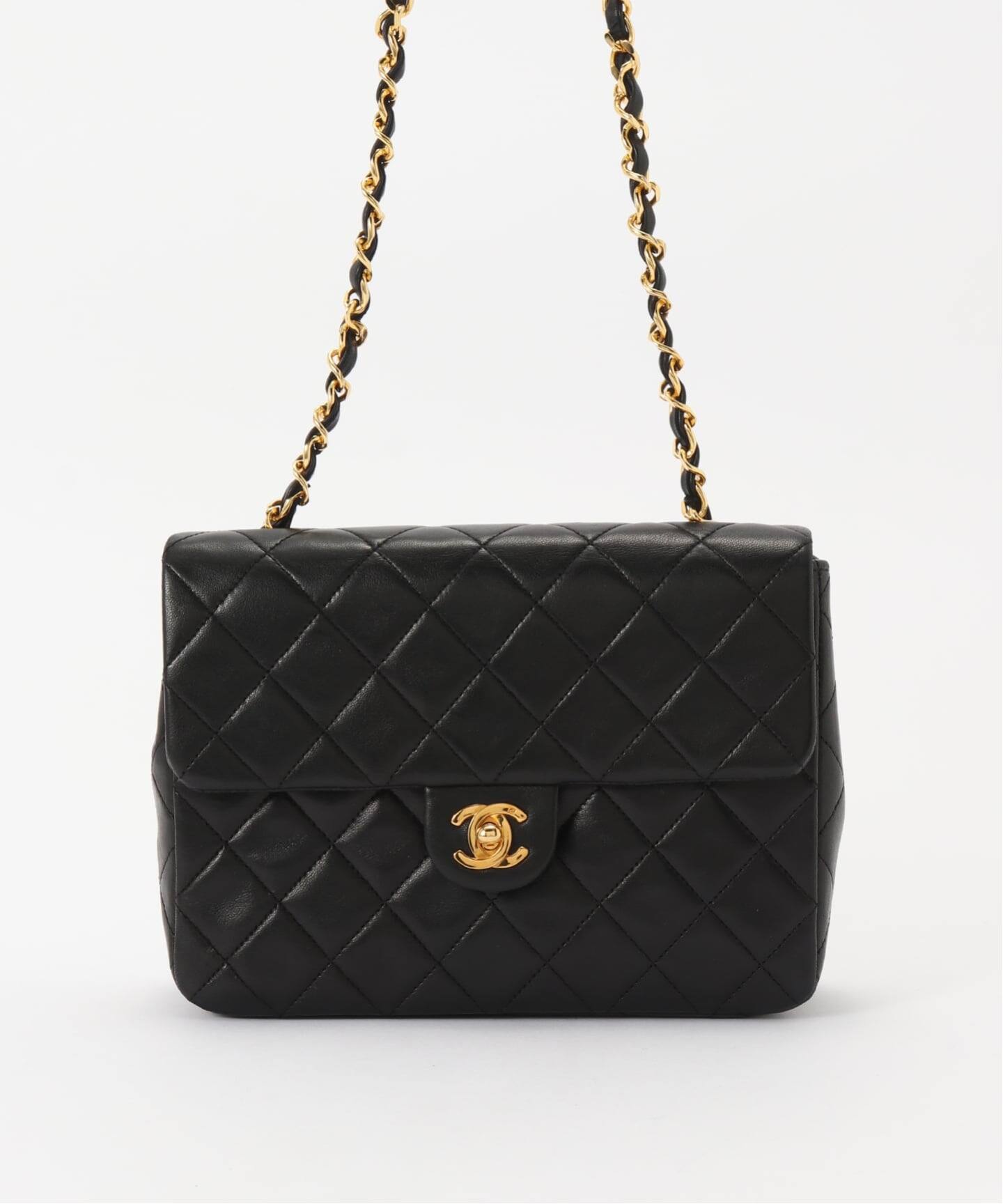 VINTAGE CHANEL/シャネル】 Matelasse チェーンショルダーバッグ 20