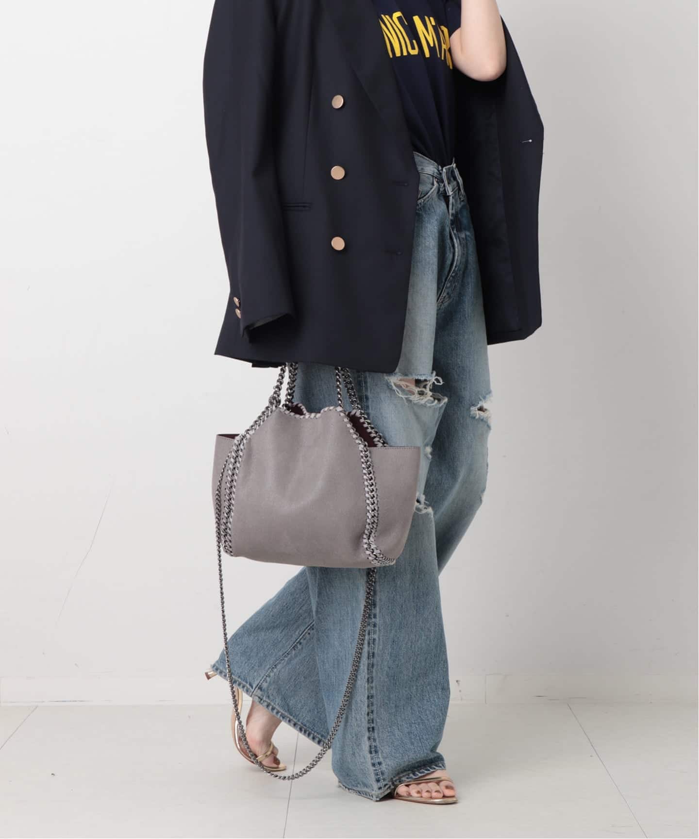 STELLA McCARTNEY/ステラ マッカートニー】 Falabella reversible tote