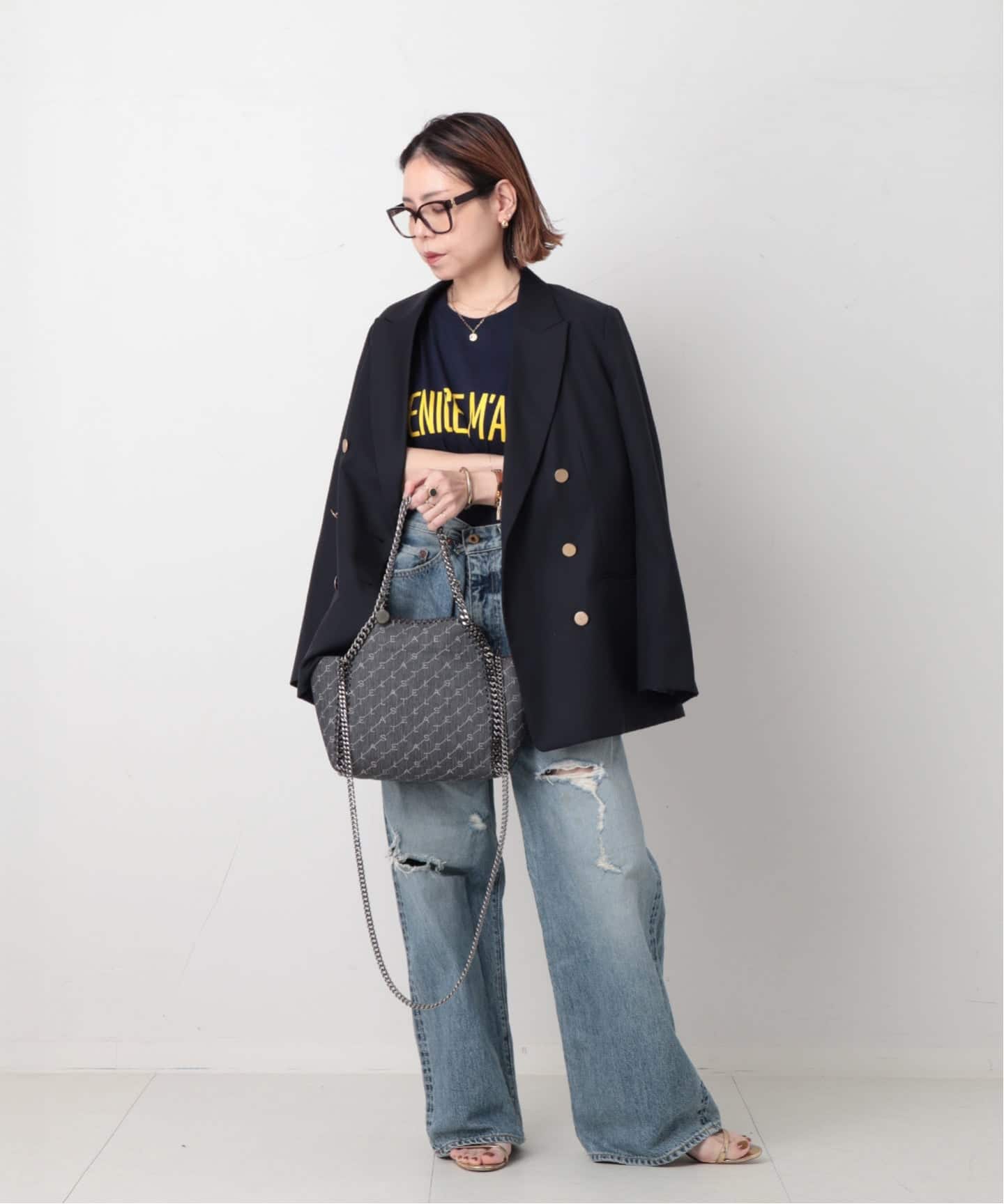 STELLA McCARTNEY/ステラ マッカートニー】 Falabella reversible tote