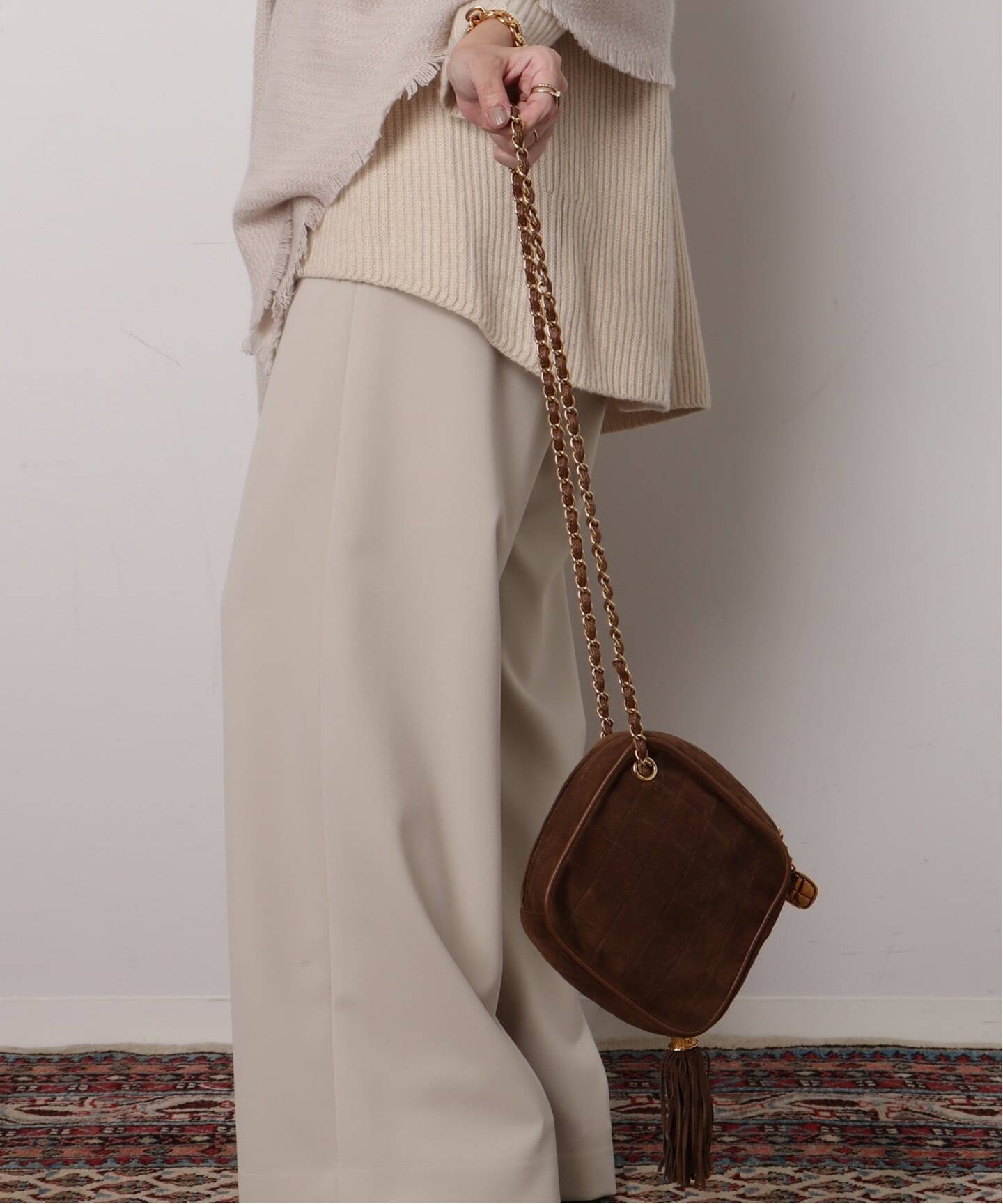 VINTAGE CHANEL/シャネル】 Matelasse タッセルチェーンショルダー