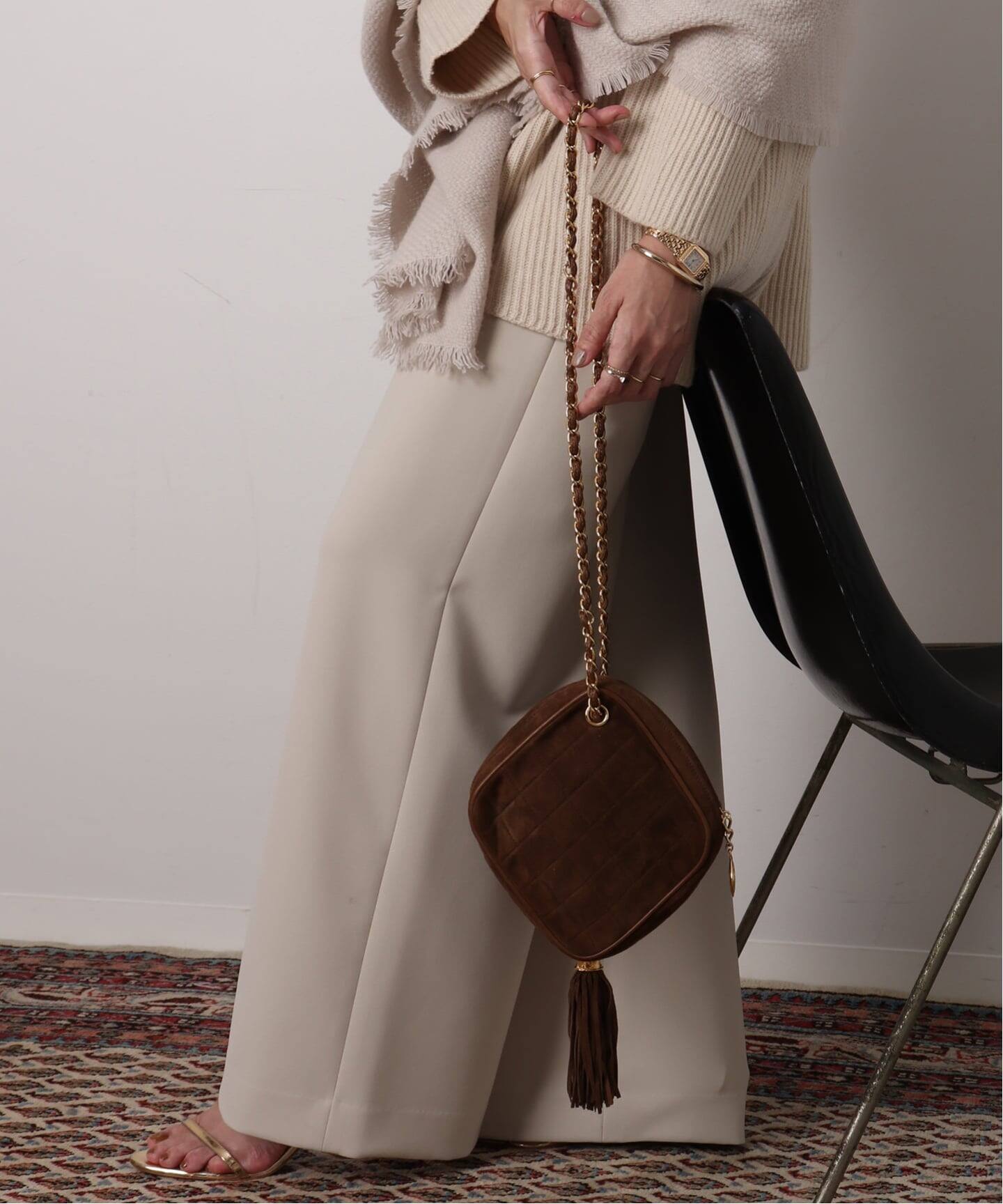 VINTAGE CHANEL/シャネル】 Matelasse タッセルチェーンショルダー