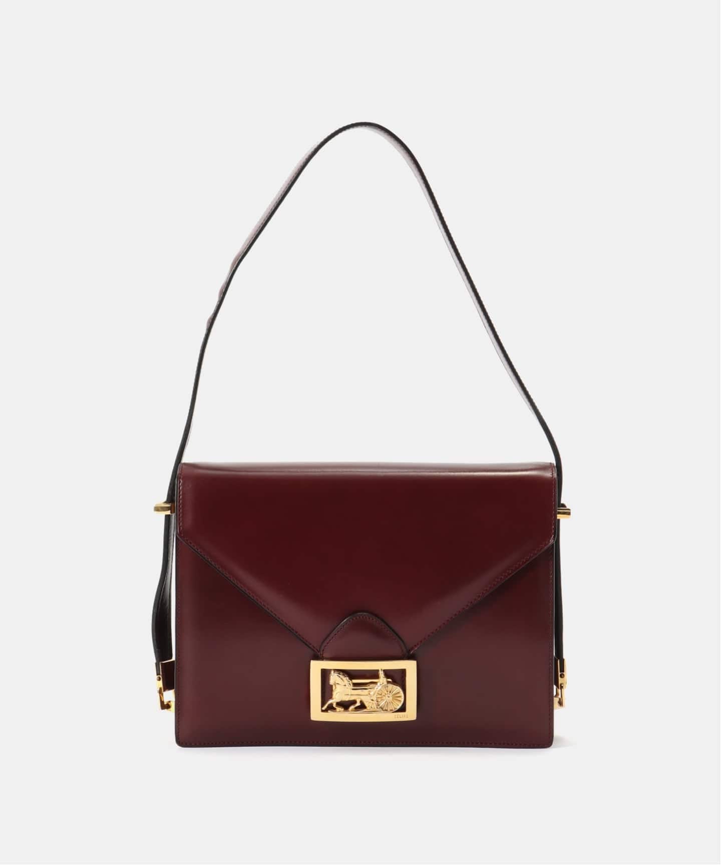 VINTAGE CELINE/セリーヌ】ショルダーバッグ horse carriage