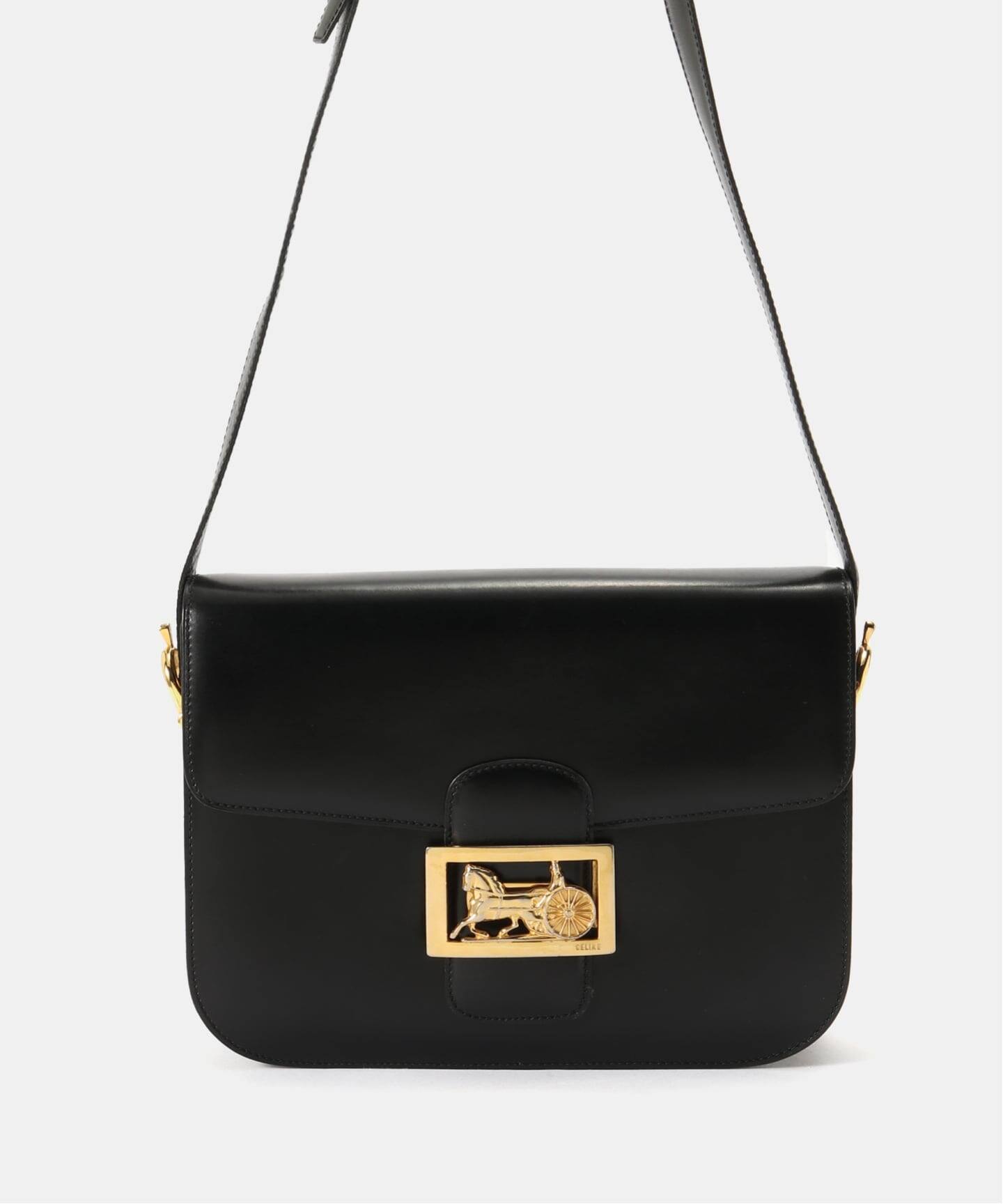 VINTAGE CELINE/セリーヌ】ショルダーバッグ horse carriage