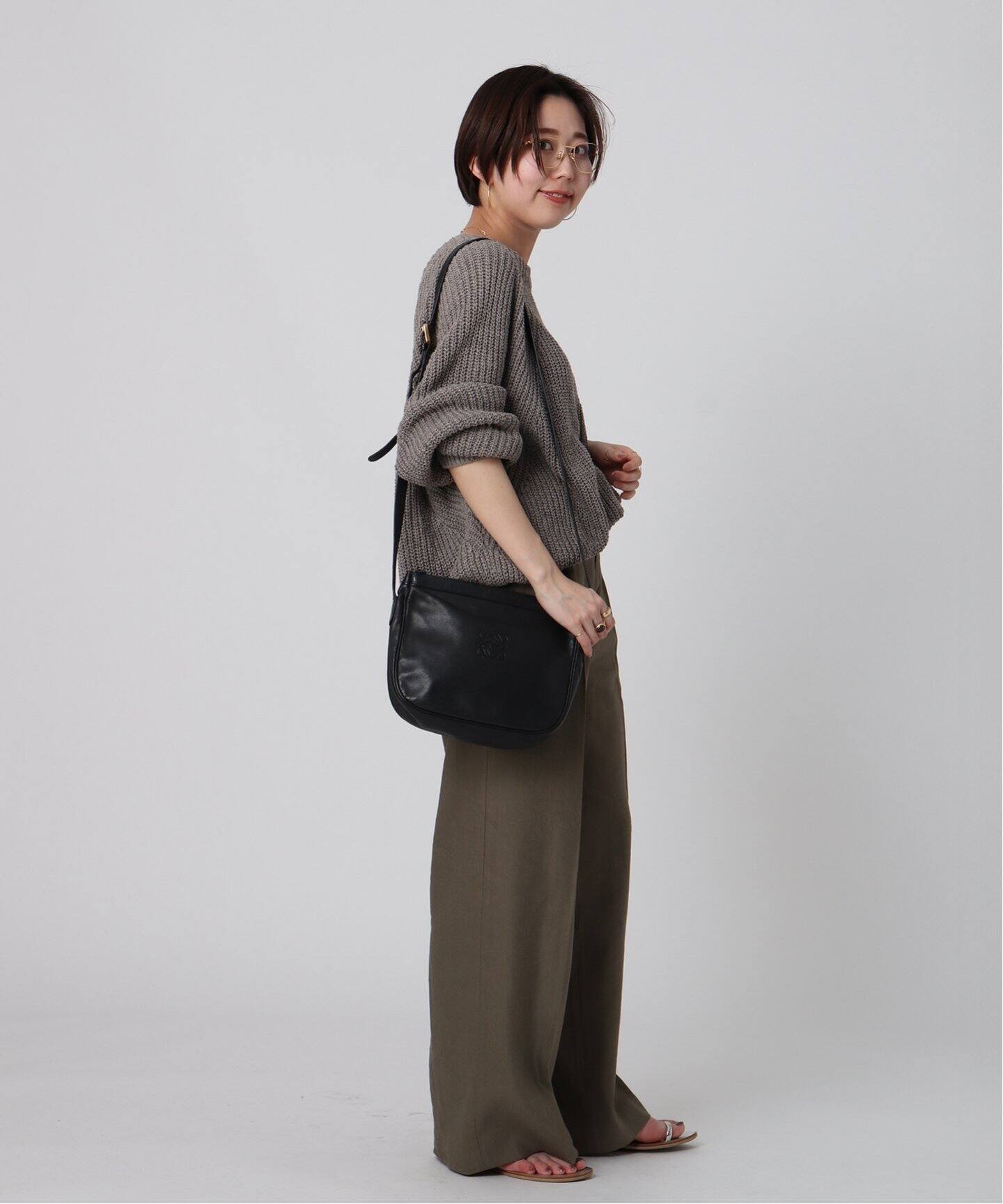VINTAGE LOEWE/ロエベ】Anagram ショルダーバッグ（ショルダー