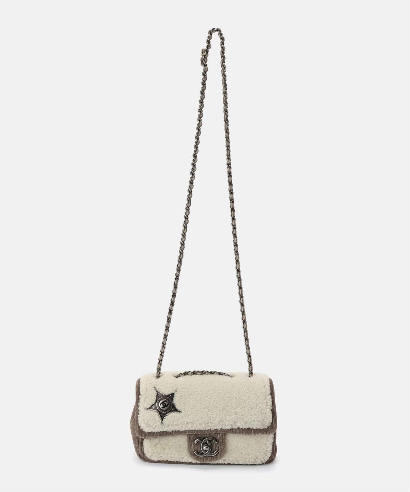 VINTAGE CHANEL/シャネル】Paridalas チェーンショルダーバッグ mouton