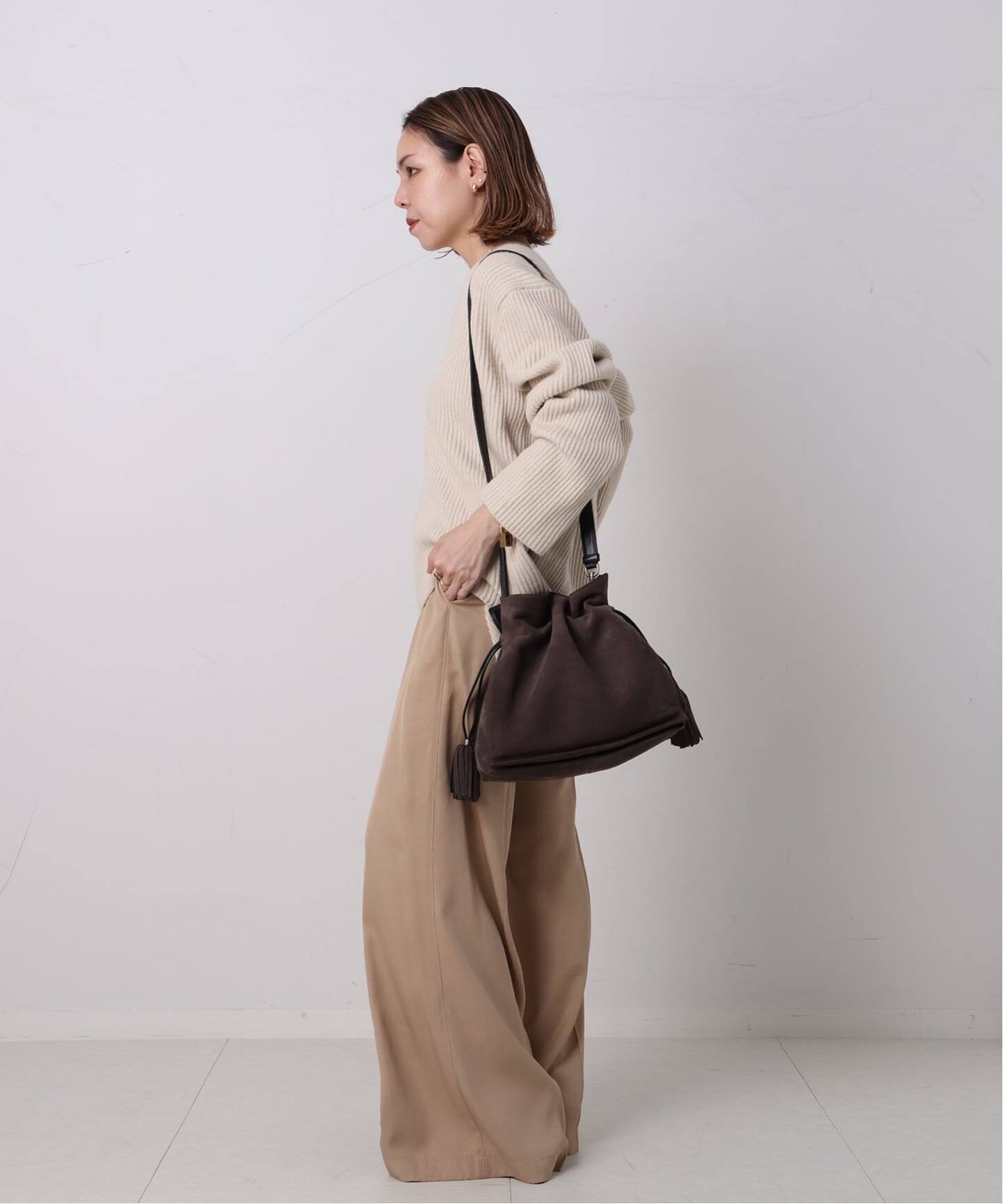 VINTAGE LOEWE/ロエベ】Flamenco ショルダーバッグ suede（ショルダー 
