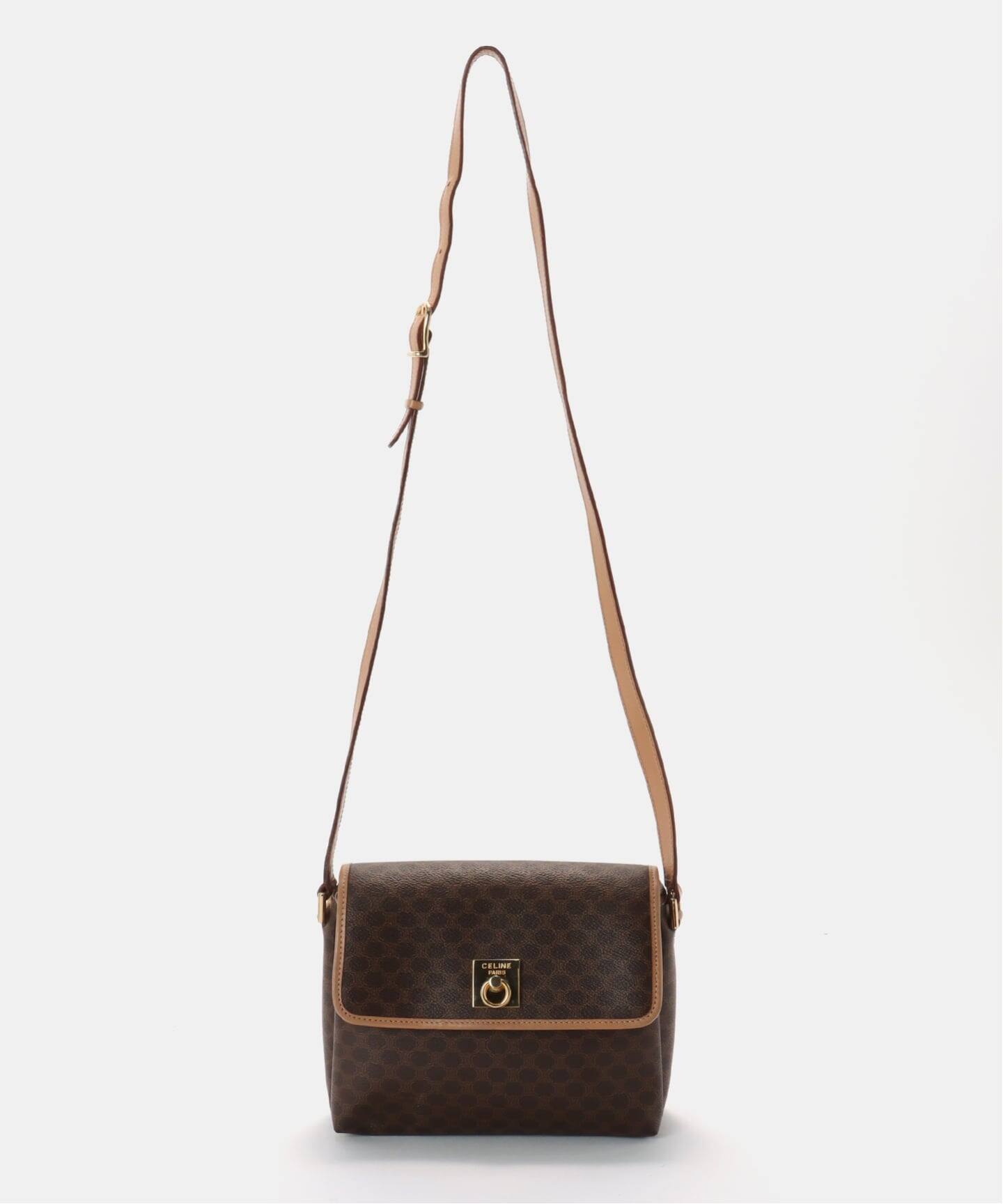 CELINE　セリーヌ ショルダーバッグ Celine Macadam Bag VINTAGE CELINE/セリーヌ】macadam ショルダーバッグ