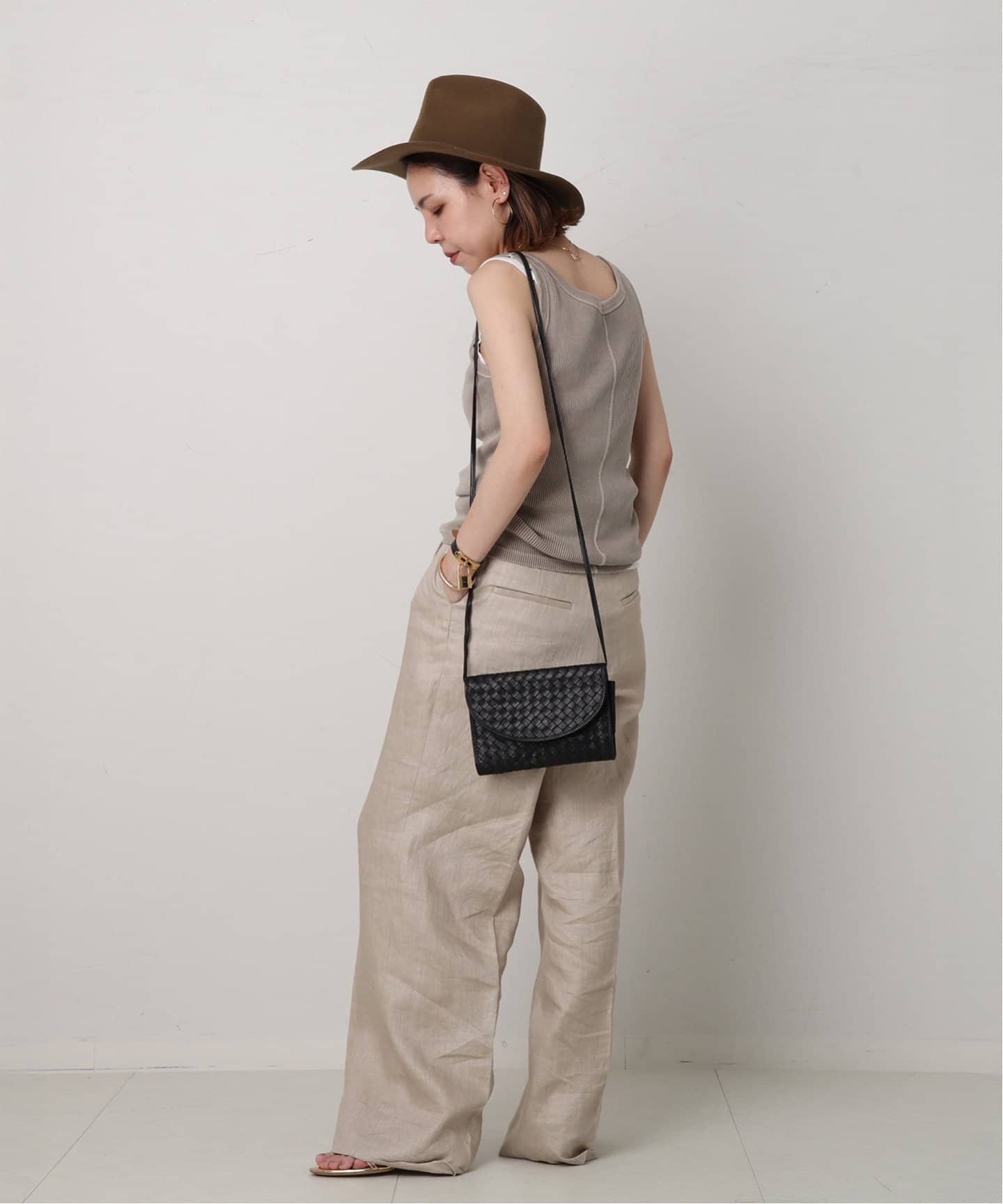 直営店☆BOTTEGA VENETA☆ TIE INTRECCIATO ショルダーバッグ ◇BOTTEGA VENETA◇イントレチアートチェーンショルダーバッグ