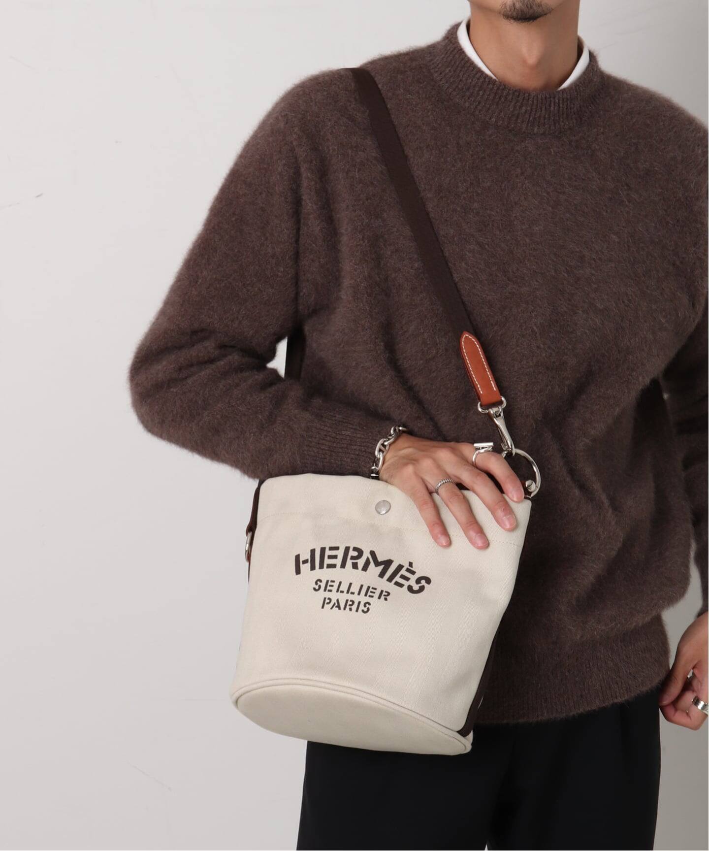 VINTAGE HERMES/エルメス】Sac de pansage（ショルダーバッグ