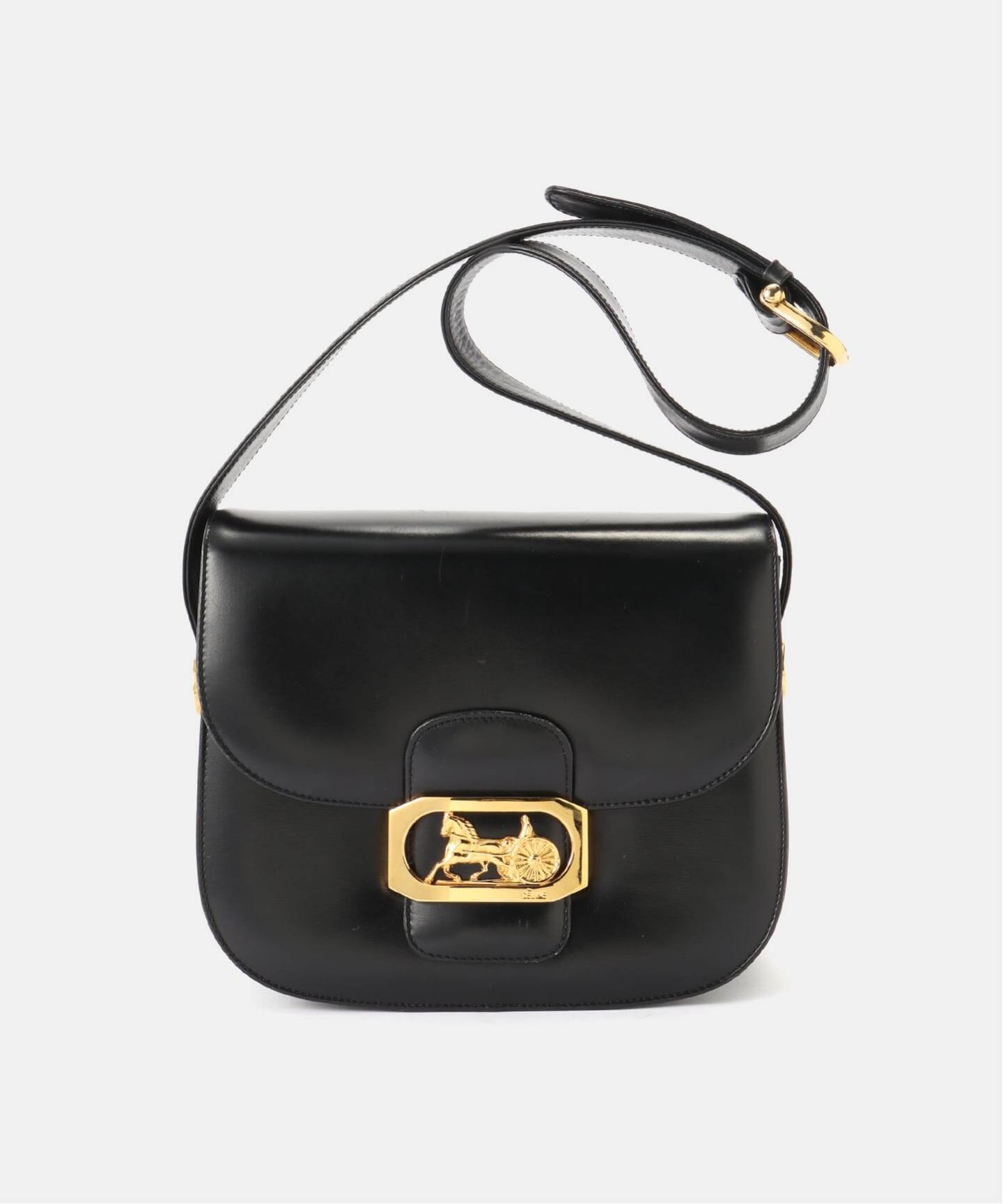VINTAGE CELINE/セリーヌ】ショルダーバッグ horse carriage