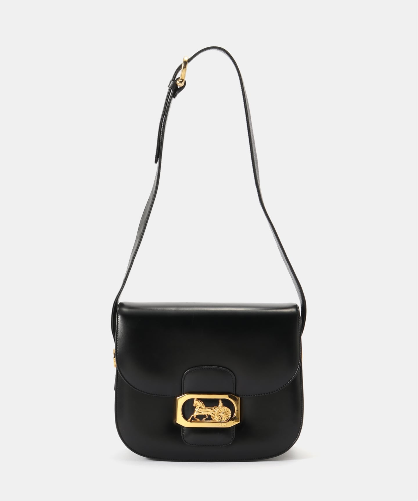 VINTAGE CELINE/セリーヌ】ショルダーバッグ horse carriage