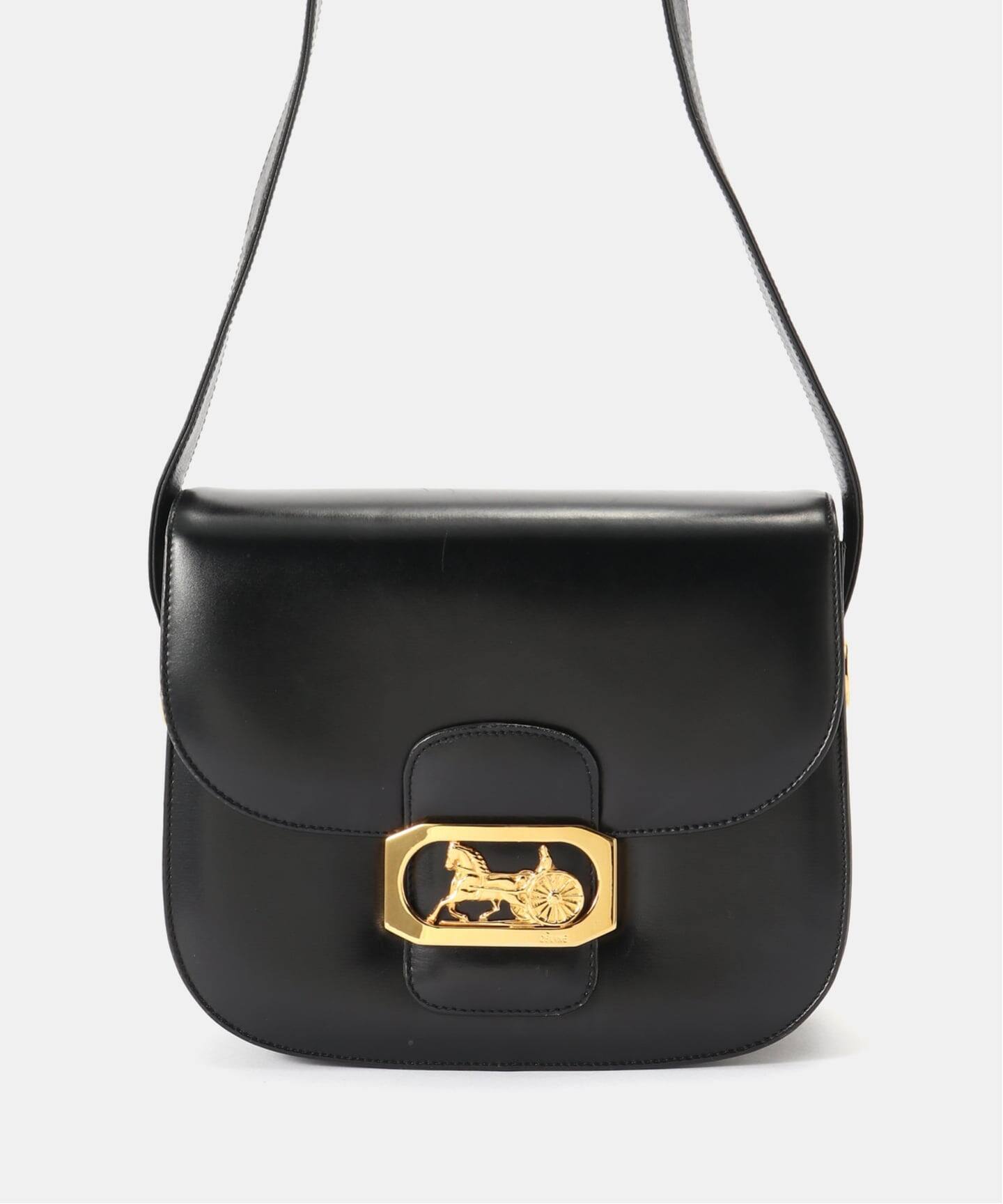 VINTAGE CELINE/セリーヌ】ショルダーバッグ horse carriage