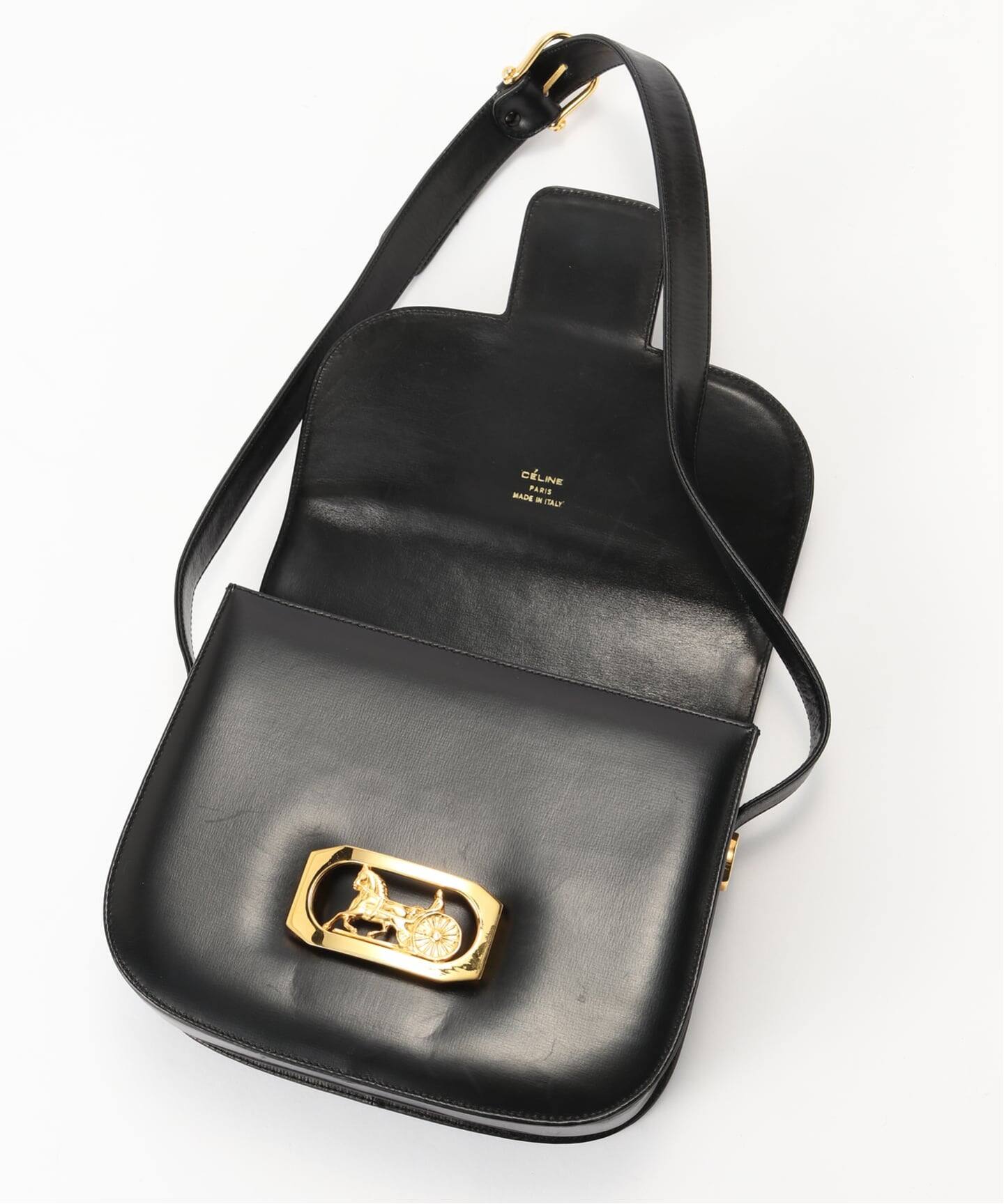 VINTAGE CELINE/セリーヌ】ショルダーバッグ horse carriage