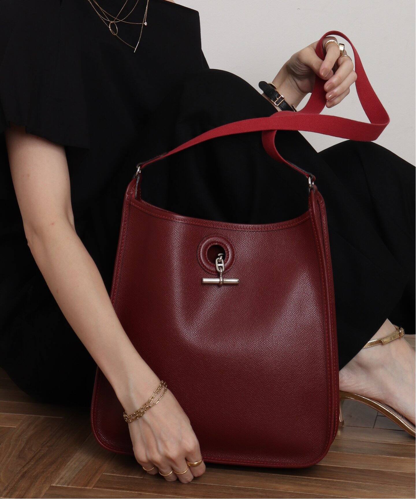 Hermes エルメス VESPA PM ヴェスパ STAMP □A【ランク：A】 エルメス(Hermes) ヴェスパ(Vespa) 中古 ショルダーバッグ