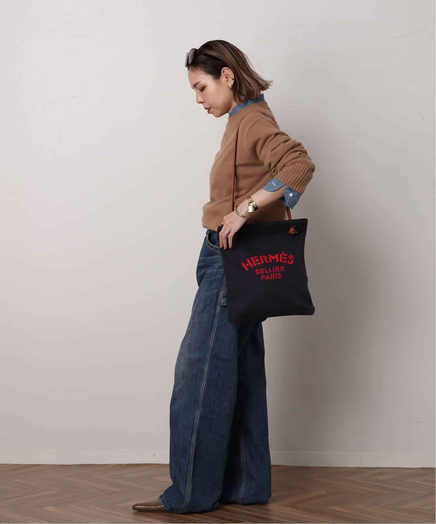 HERMES エルメス ポケット タンクトップ 44 HERMES エルメス ポケット タンクトップ 44 HERMES エルメス ポケット