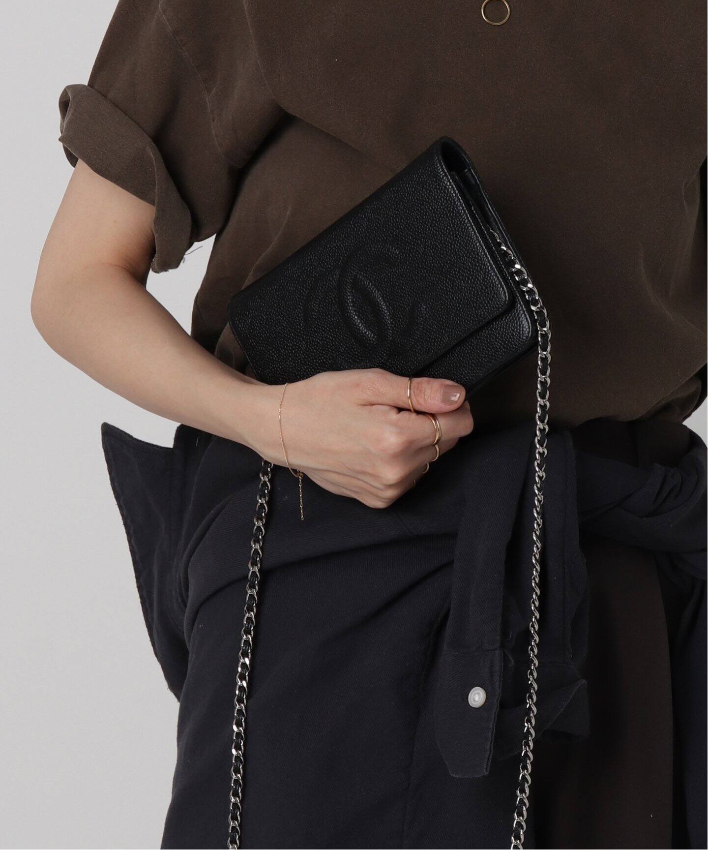 VINTAGE CHANEL/シャネル】チェーンウォレット（ショルダーバッグ 