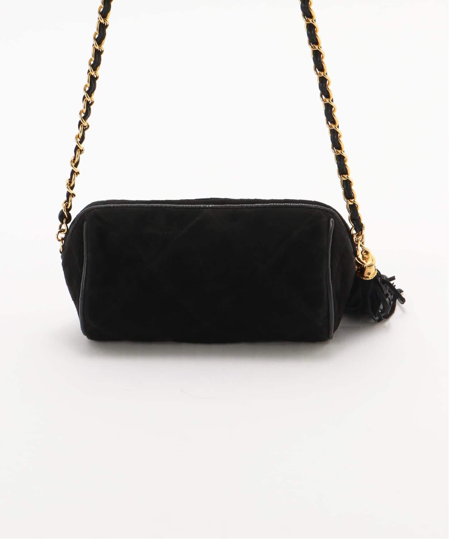 VINTAGE CHANEL/シャネル】 Matelasse タッセルショルダーバッグ suede