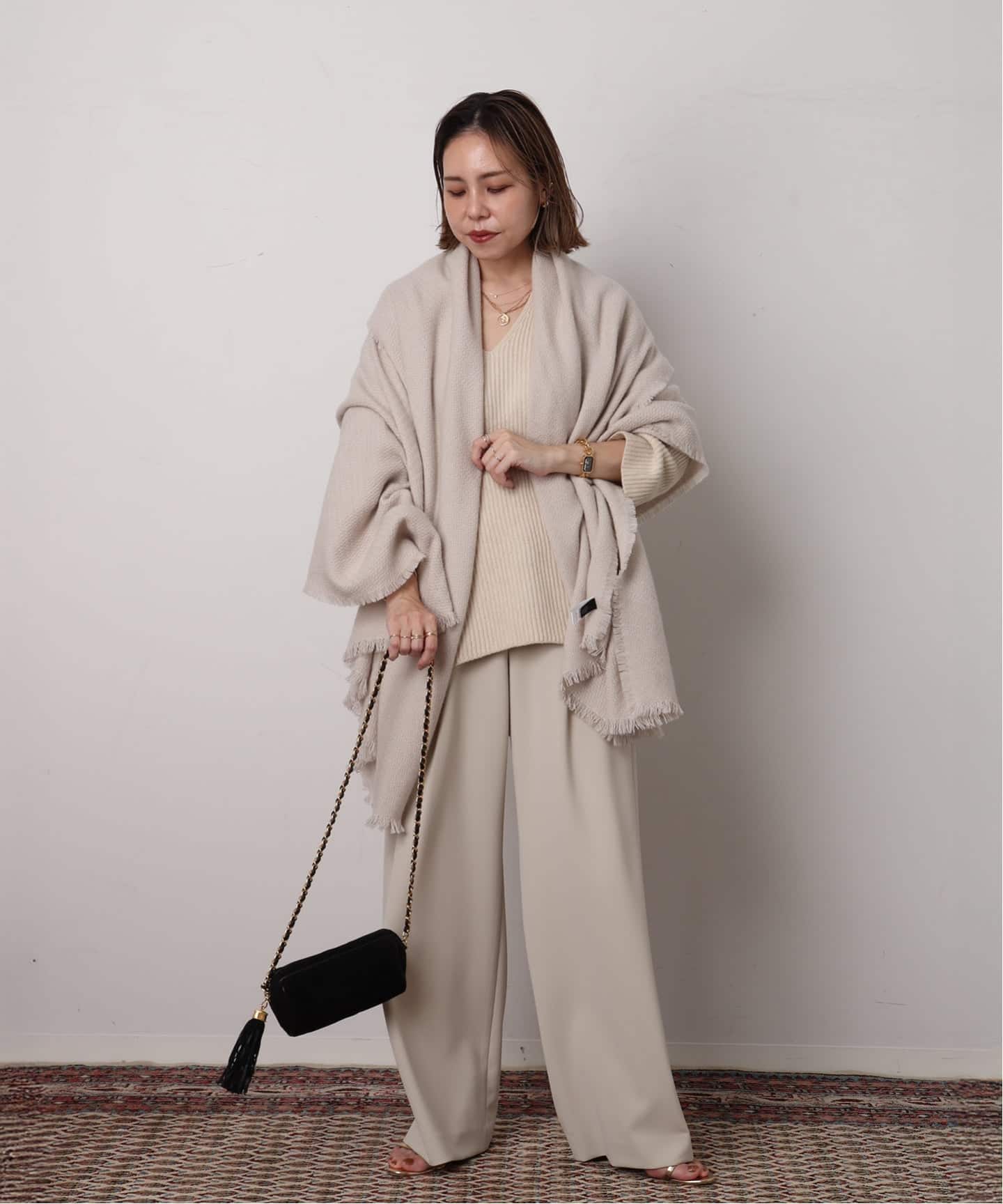 VINTAGE CHANEL/シャネル】 Matelasse タッセルショルダーバッグ suede