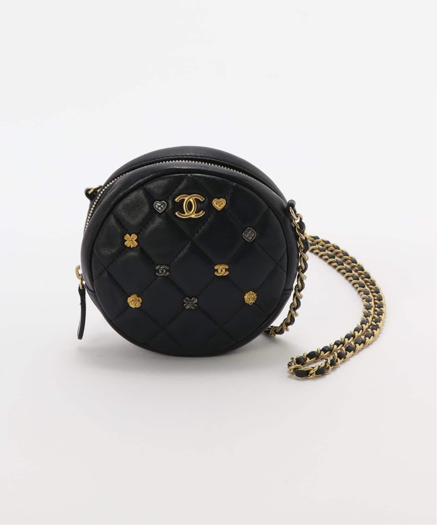 VINTAGE CHANEL/シャネル】 Matelasse アイコン ラウンドショルダー