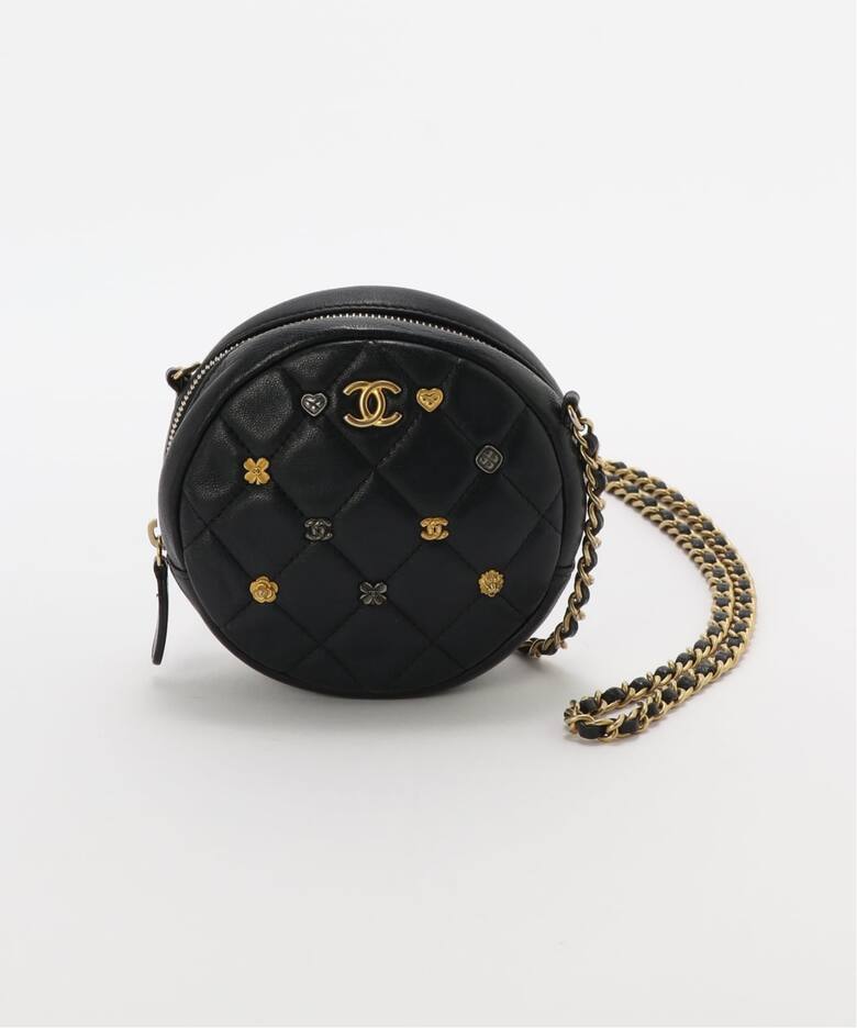 VINTAGE CHANEL/シャネル】 Matelasse アイコン ラウンドショルダー 