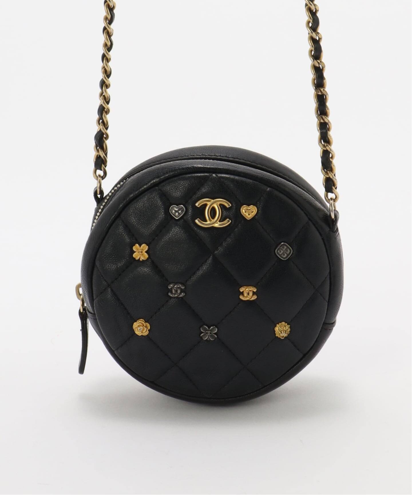 VINTAGE CHANEL/シャネル】 Matelasse アイコン ラウンドショルダー