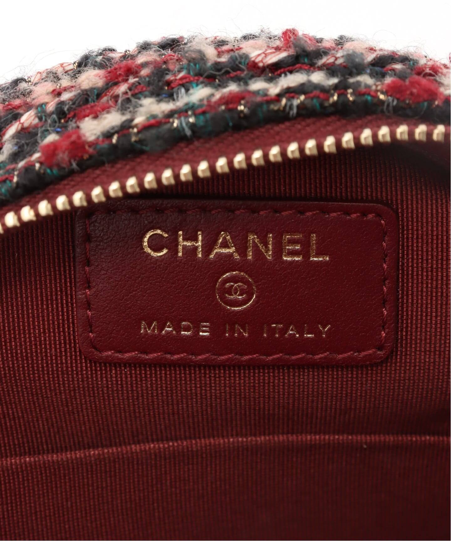 CHANEL/シャネル】ラウンド ミニショルダーバッグ tweed（ショルダー 