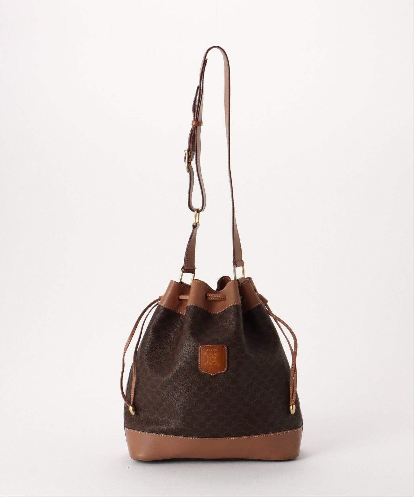 VINTAGE CELINE/セリーヌ】マカダム パースショルダーバッグ