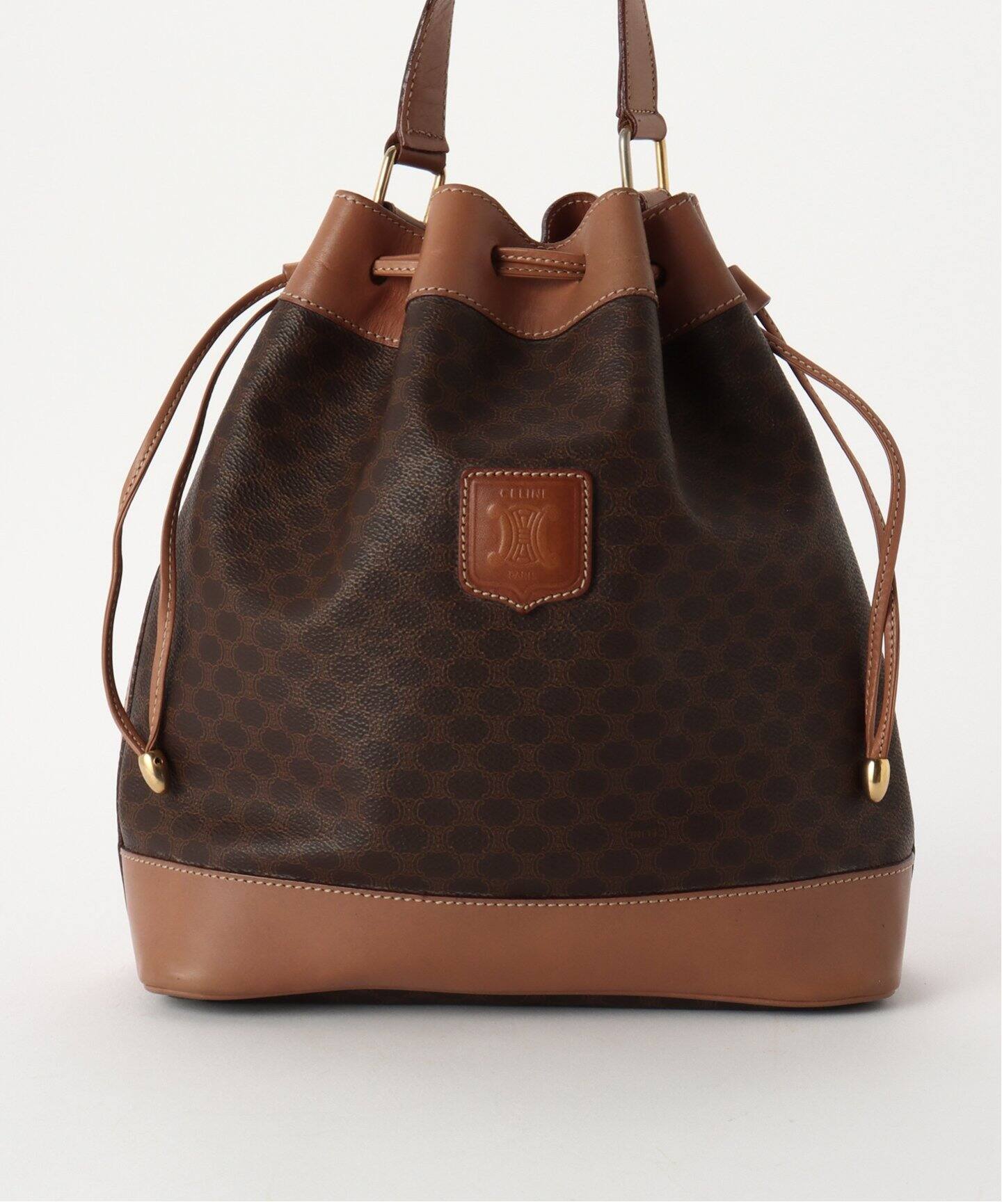 セリーヌパース美品 VINTAGE CELINE/セリーヌ】マカダム パースショルダーバッグ
