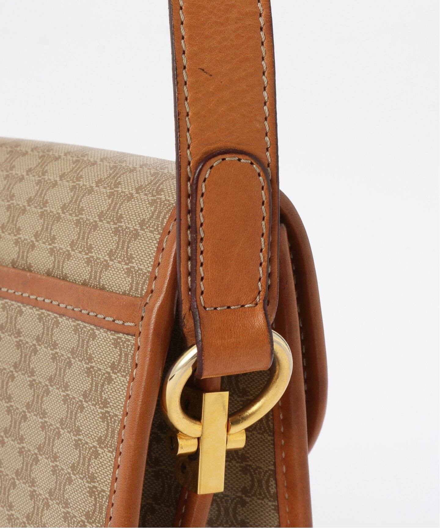 VINTAGE CELINE/セリーヌ】マカダム ショルダーバッグ