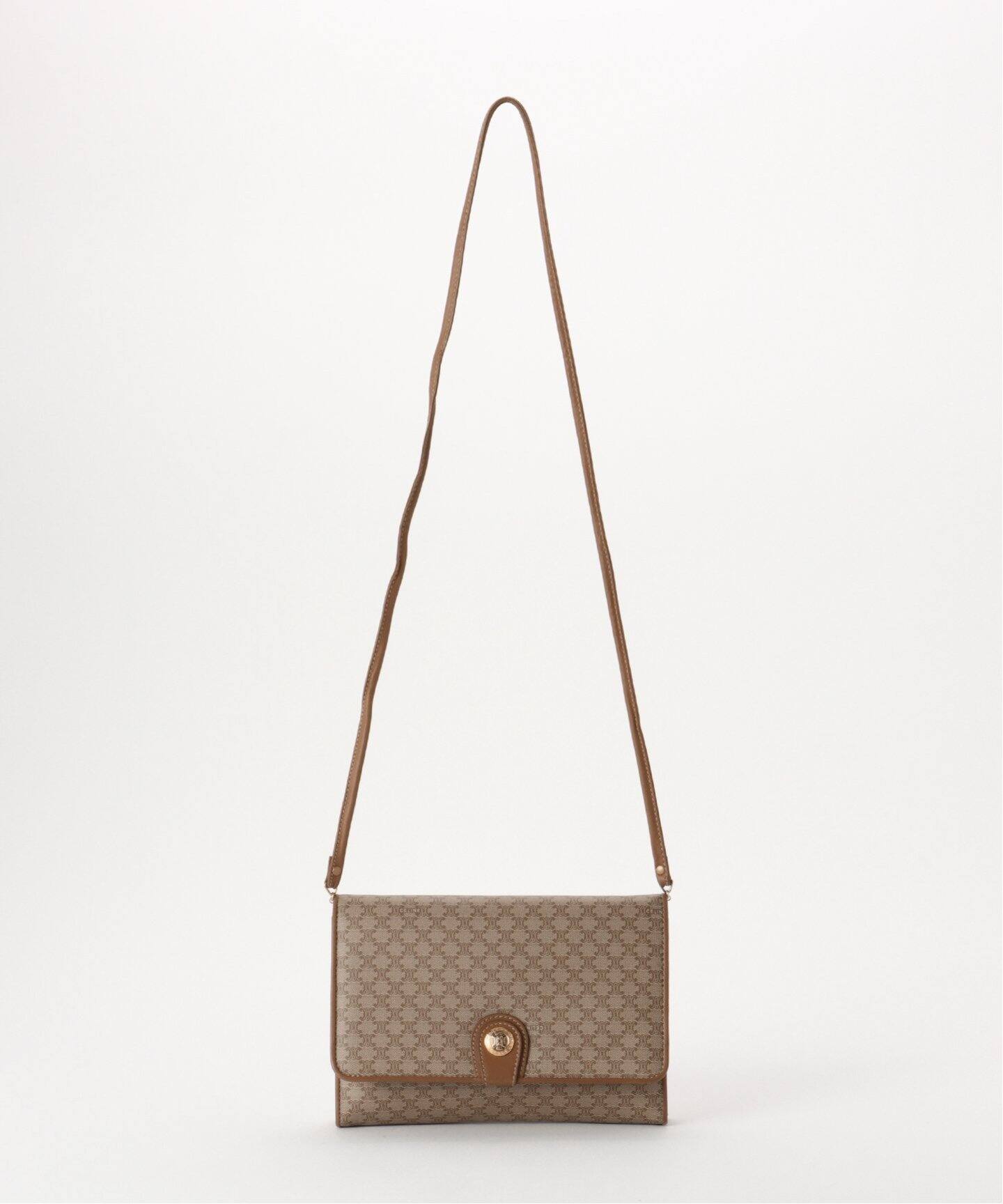 VINTAGE CELINE/セリーヌ】マカダム ショルダーバッグ（ショルダー