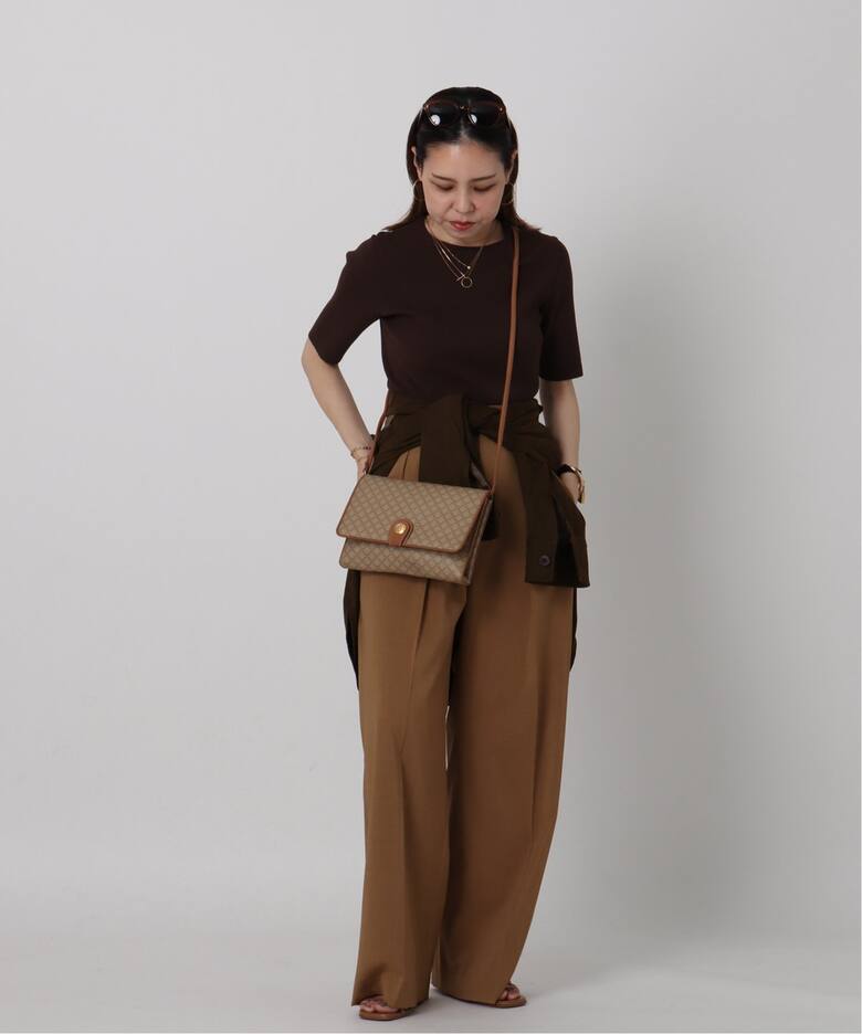 VINTAGE CELINE/セリーヌ】マカダム ショルダーバッグ（ショルダー