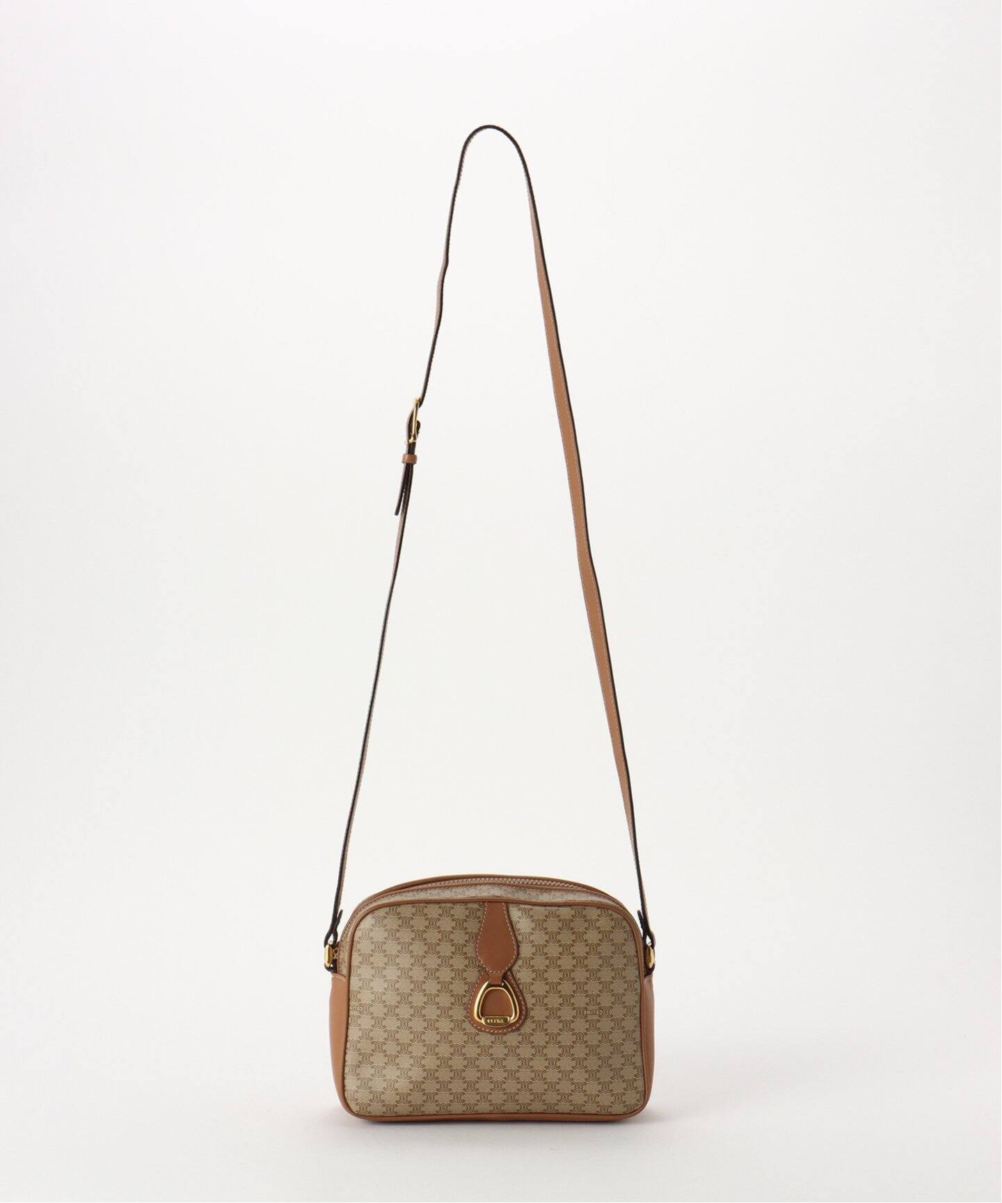 VINTAGE CELINE/セリーヌ】マカダム ショルダーバッグ（ショルダー