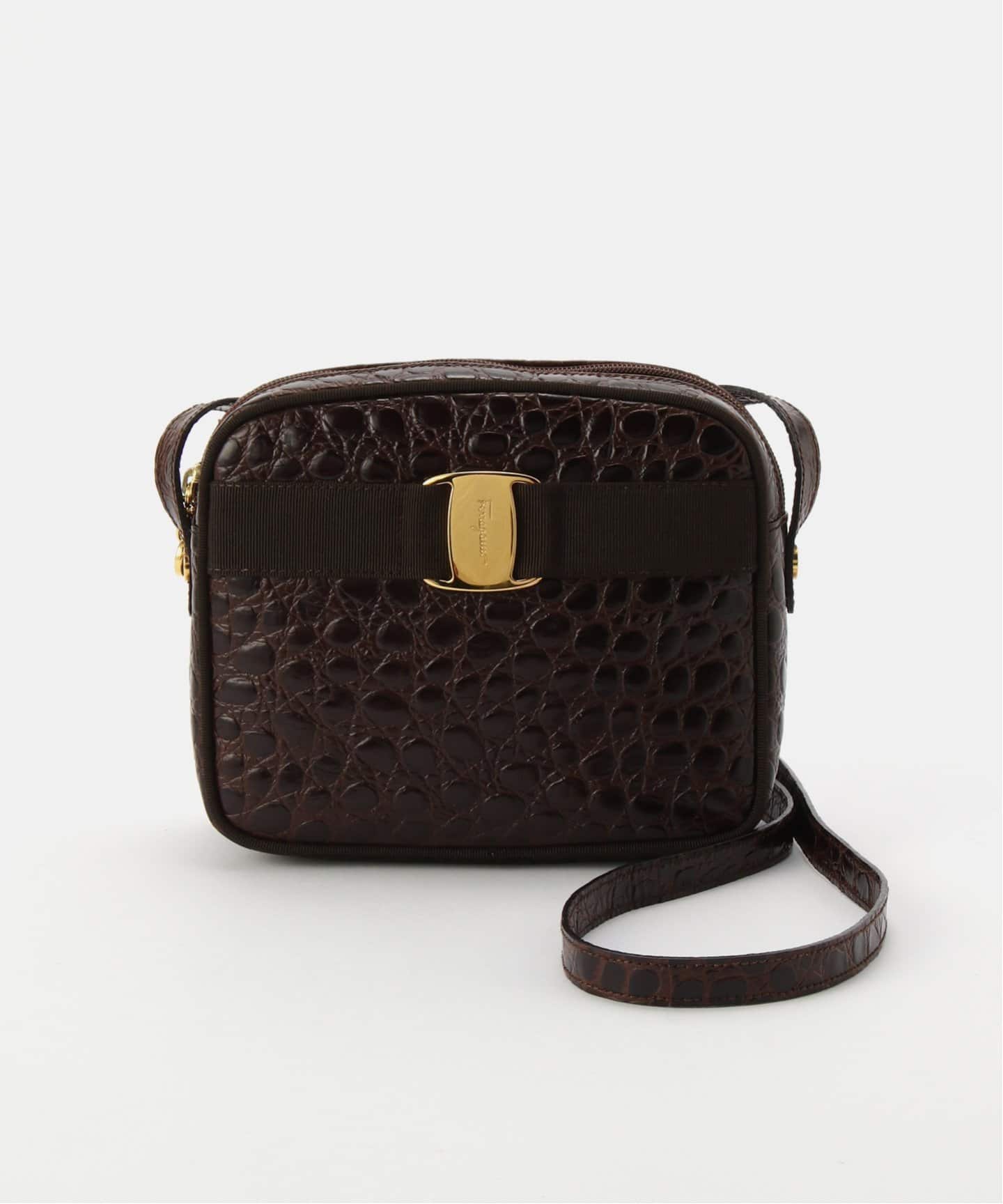 【美品】☆フェラガモ Vintage ヴェラ　ショルダーバック VINTAGE FERRAGAMO/フェラガモ】 Vara ミニショルダーバッグ