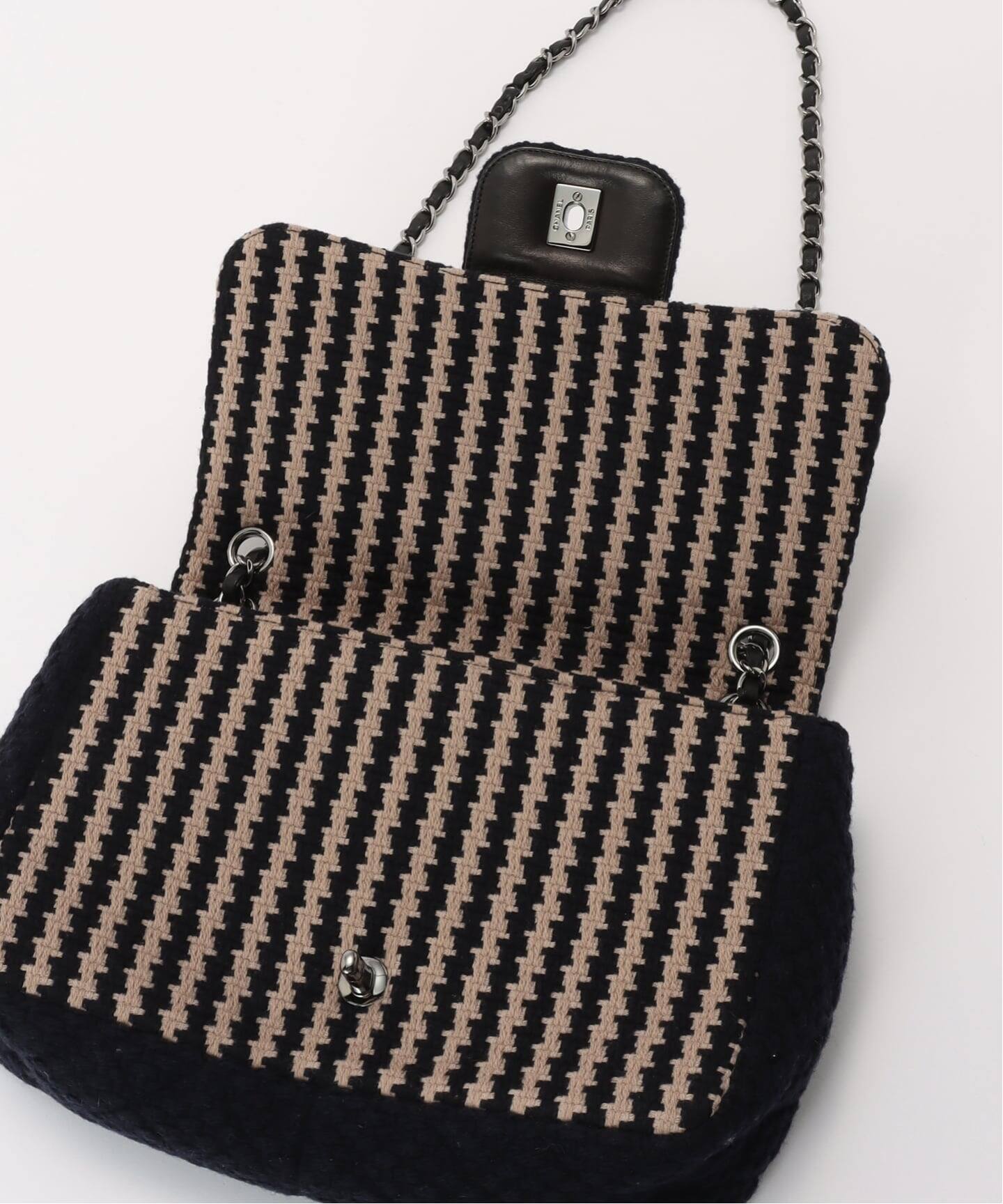 VINTAGE CHANEL/シャネル】チェーンショルダーバッグ tweed