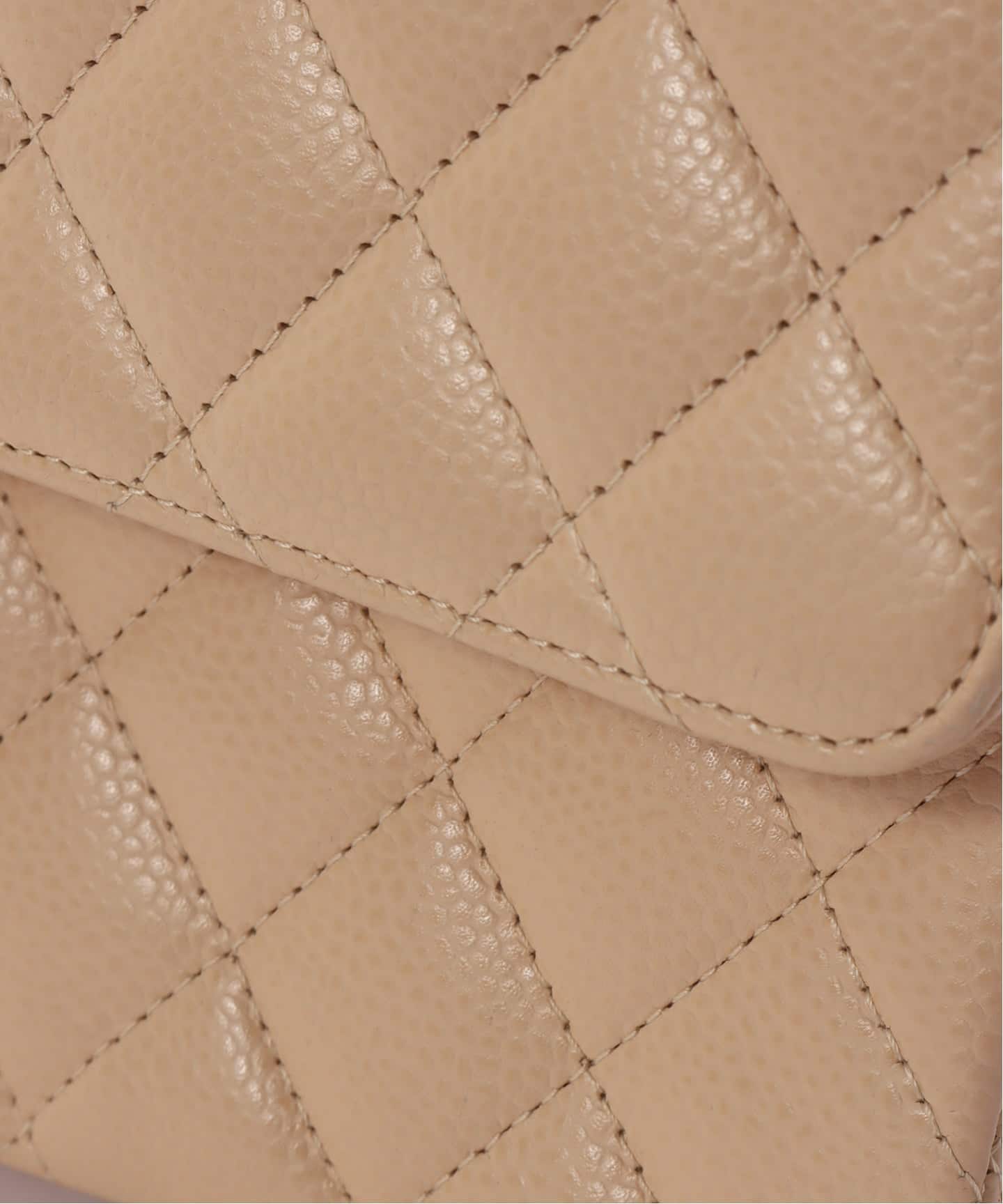 CHANEL シャネル マトラッセ ショルダーバッグ ヴィンテージ ベージュ VINTAGE CHANEL/シャネル】 Matelasse チェーンショルダーバッグ 25