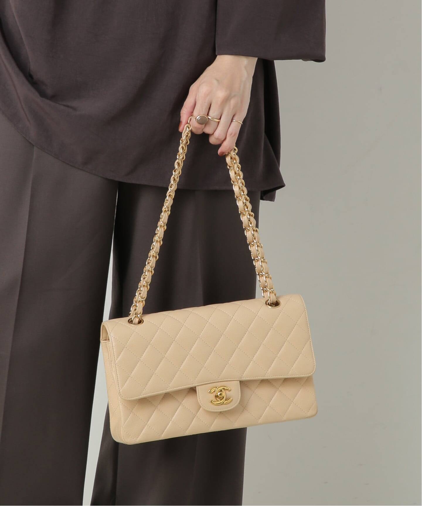 VINTAGE CHANEL/シャネル】 Matelasse チェーンショルダーバッグ 25 
