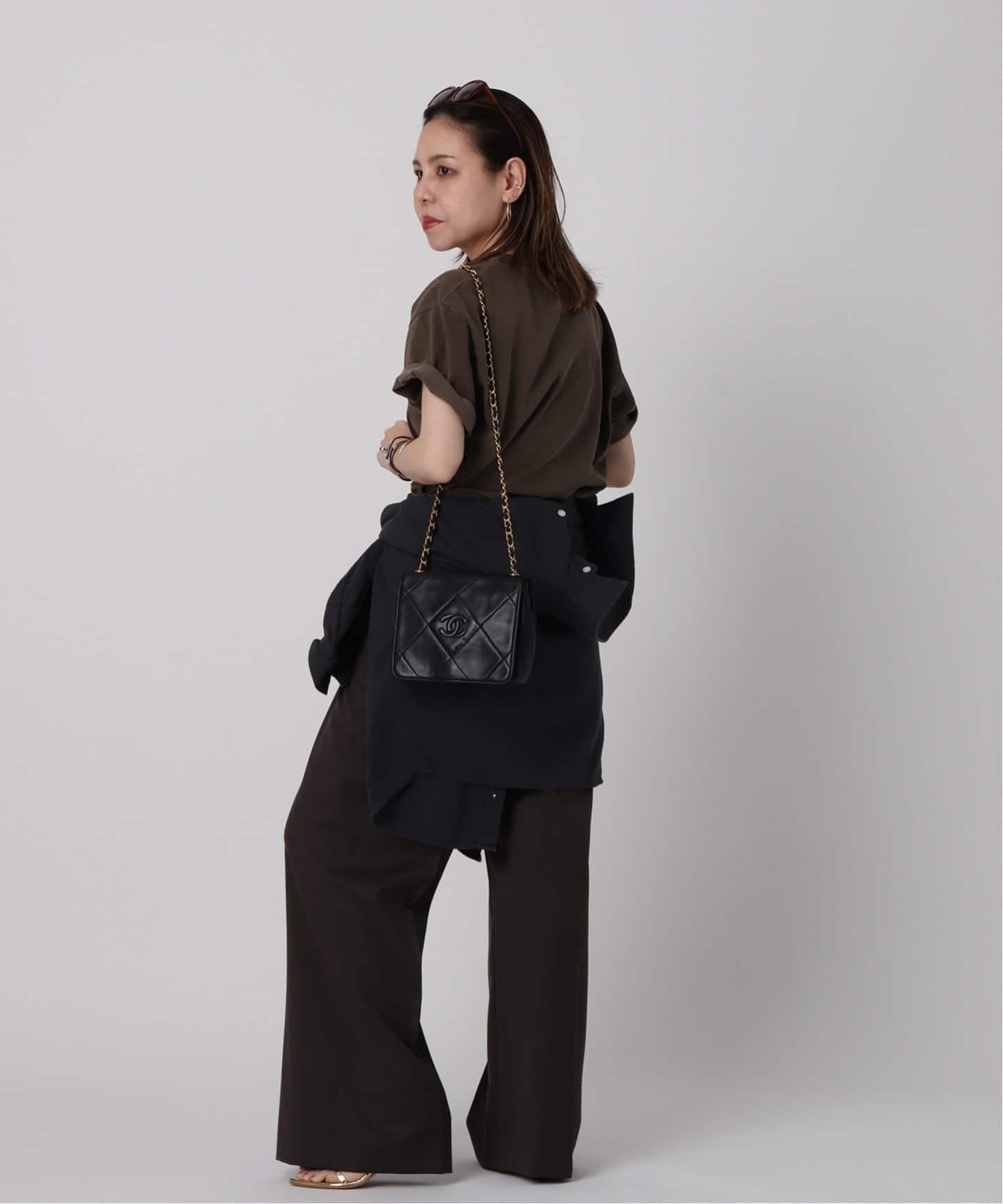 VINTAGE CHANEL/シャネル】 Matelasse チェーンショルダーバッグ