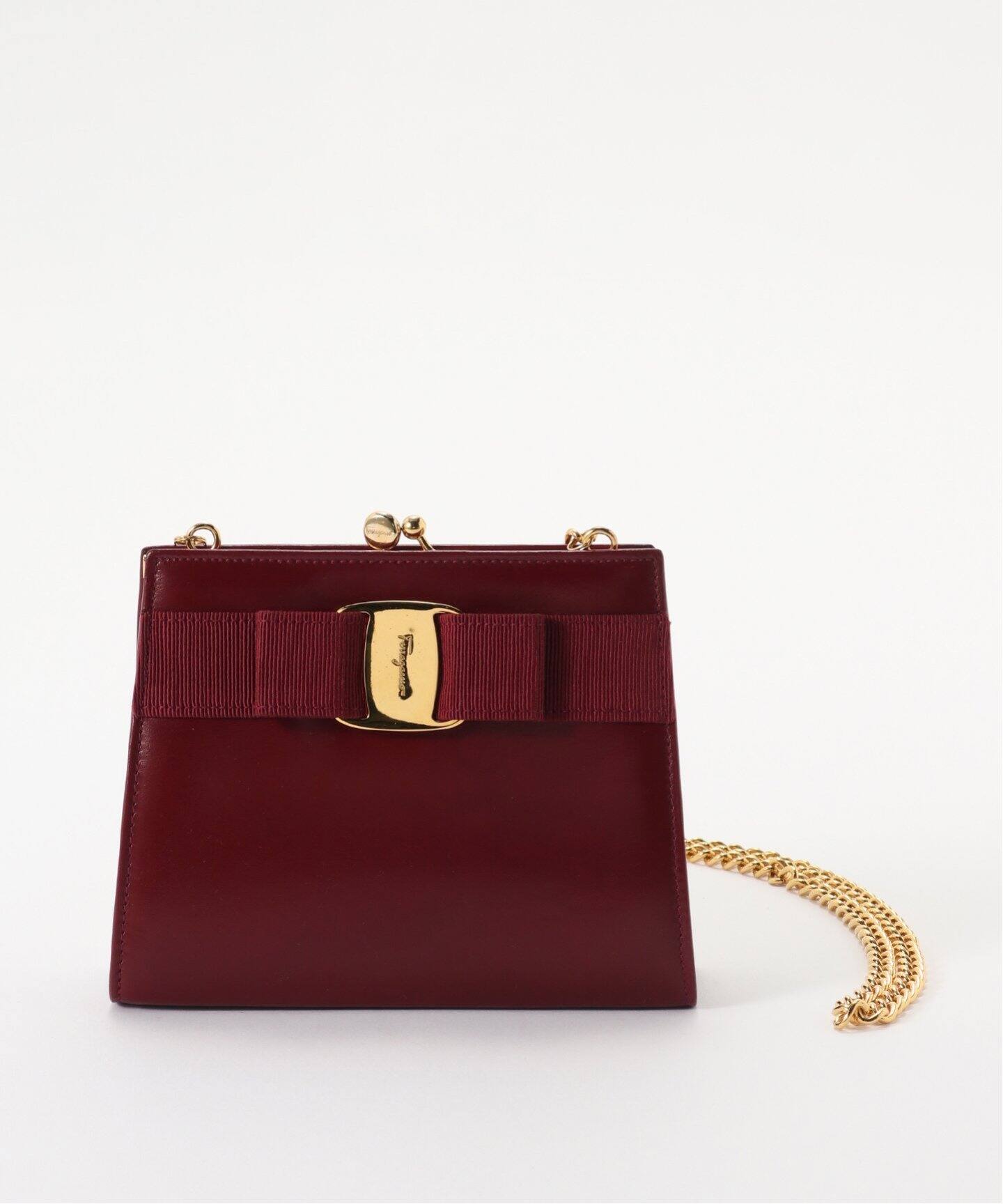 VINTAGE FERRAGAMO/フェラガモ】 Vara ミニショルダーバッグ