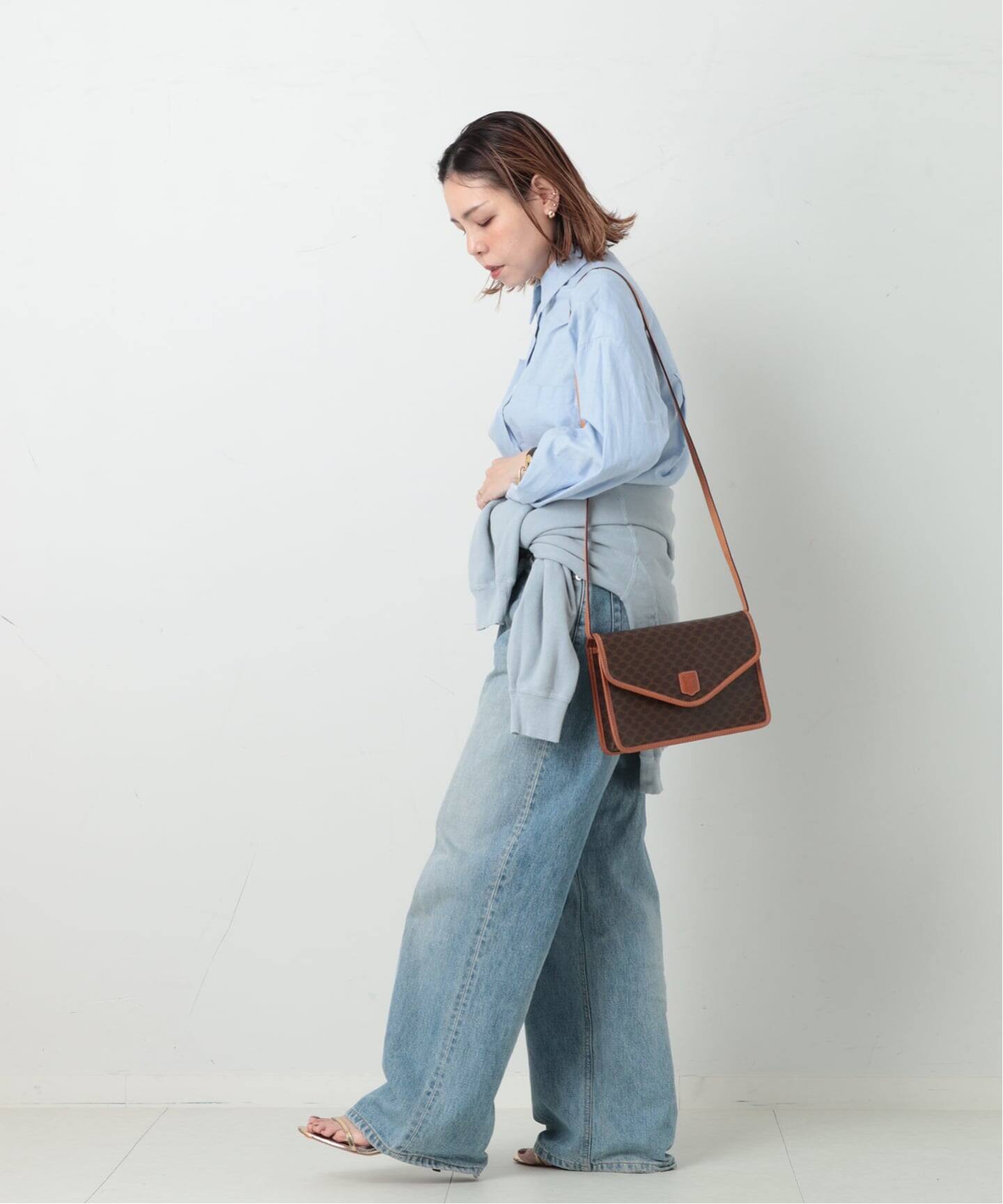 VINTAGE CELINE/セリーヌ】macadam ショルダーバッグ（ショルダー