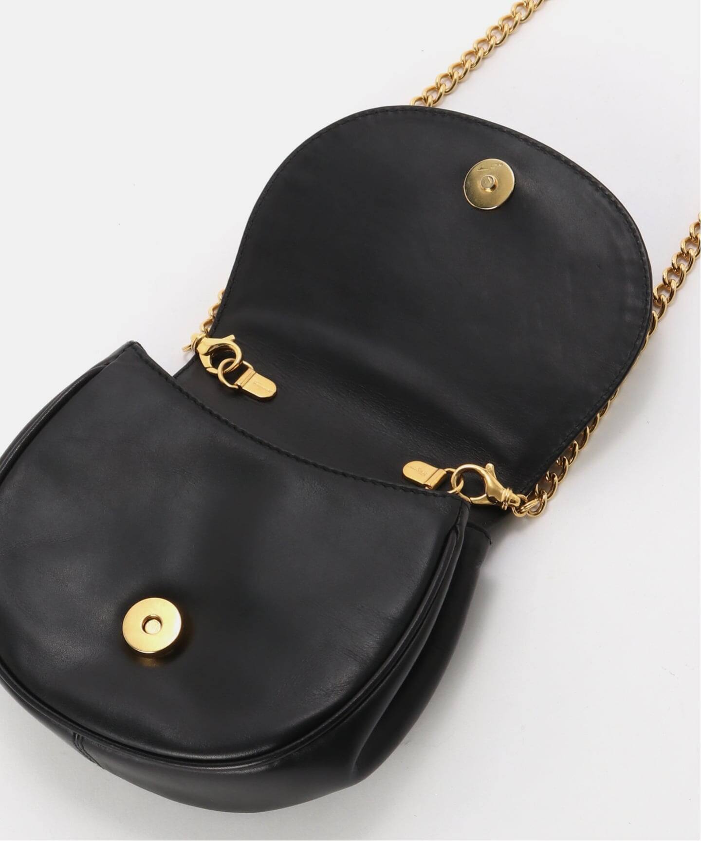 VINTAGE FERRAGAMO/フェラガモ】 Vara チェーンショルダー ミニバッグ