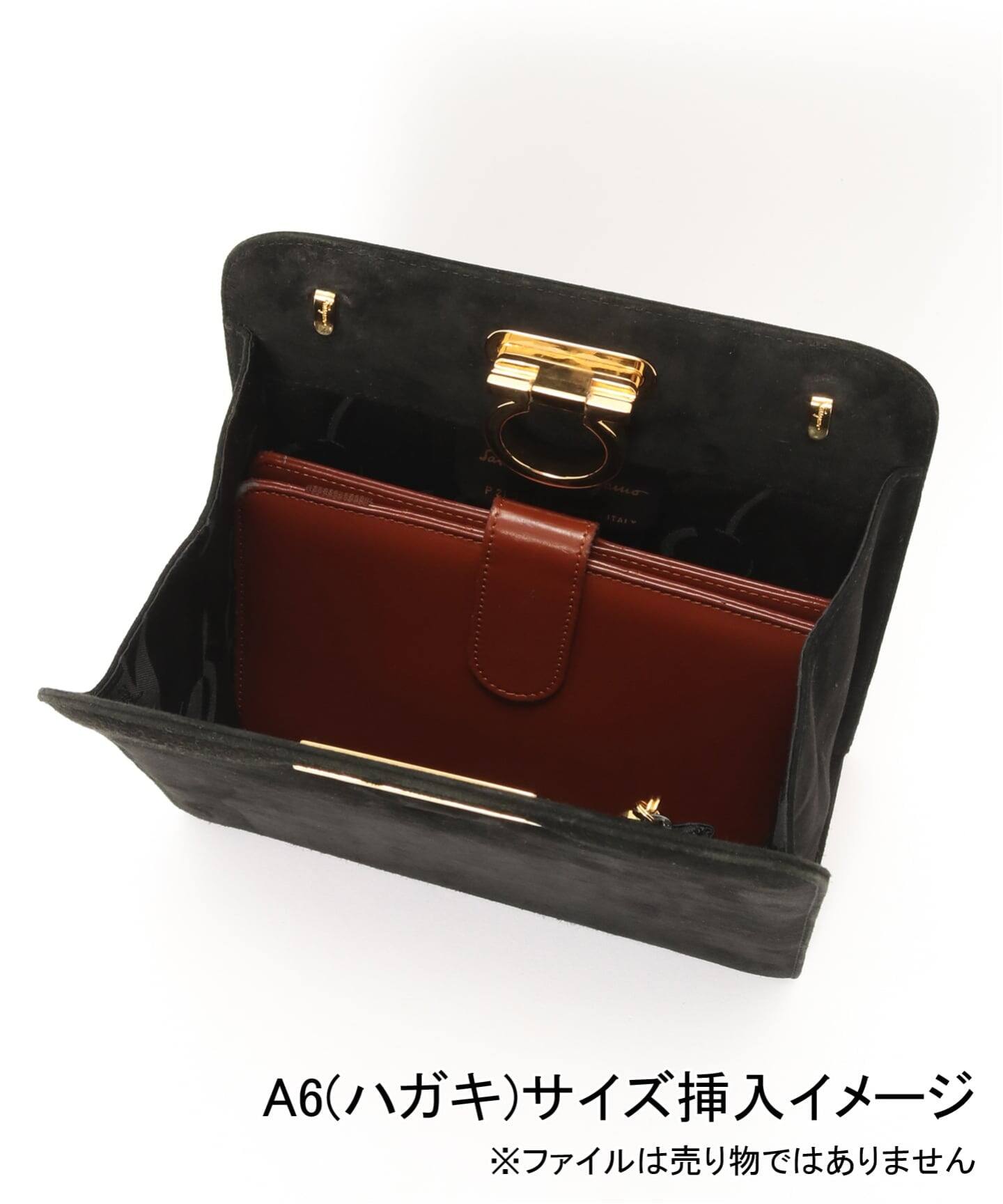 VINTAGE FERRAGAMO/フェラガモ】 Gancini チェーンショルダーバッグ